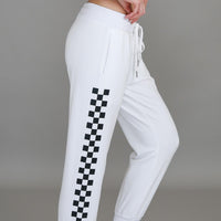 White Joggers