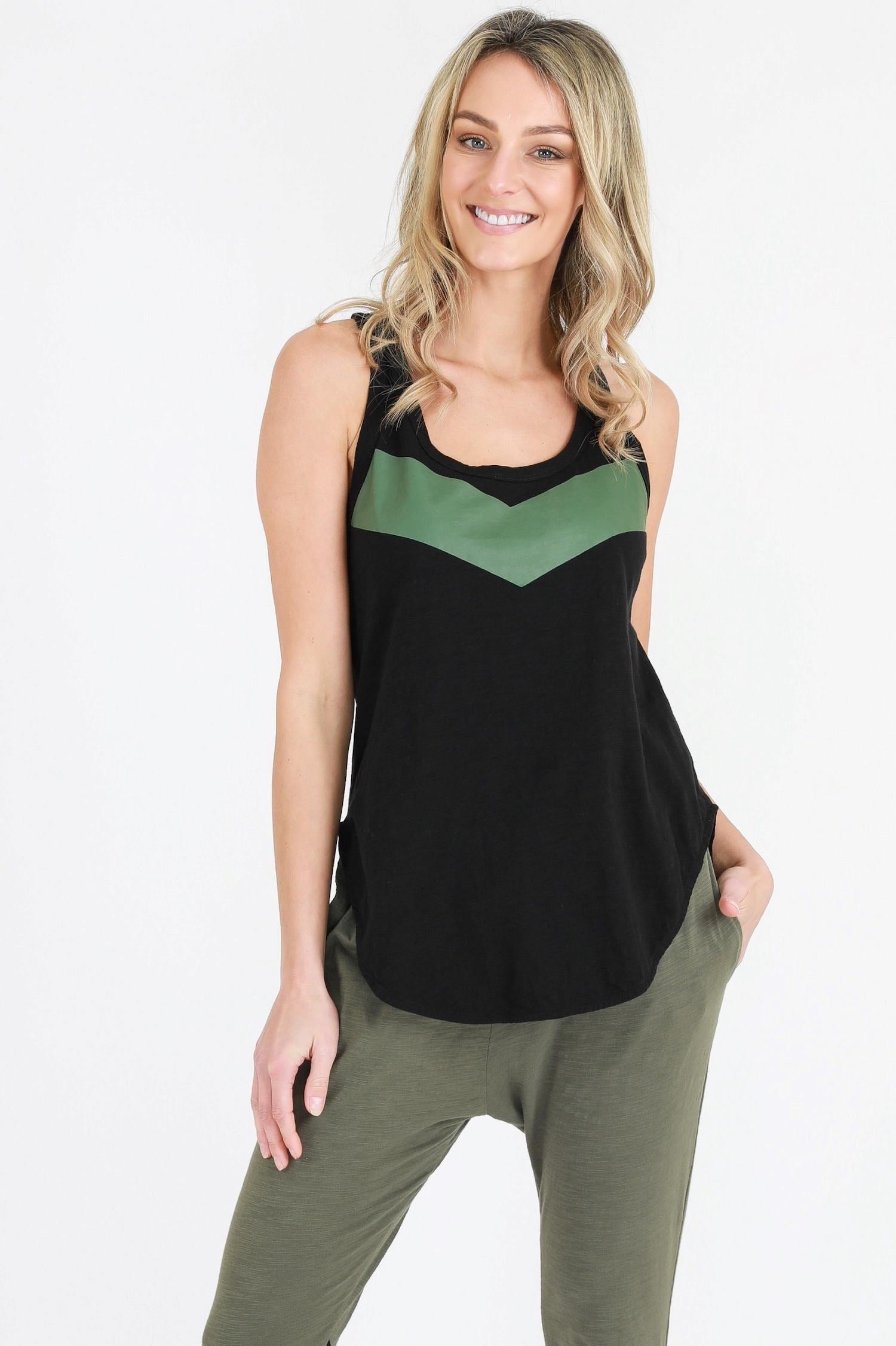 womens black tank #color_black
