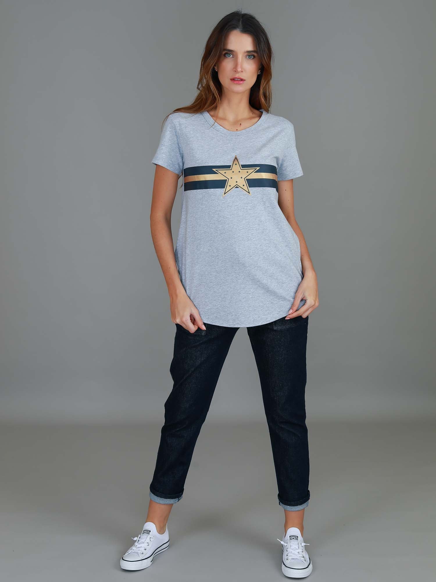 basic oversized t shirt #color_grey marle