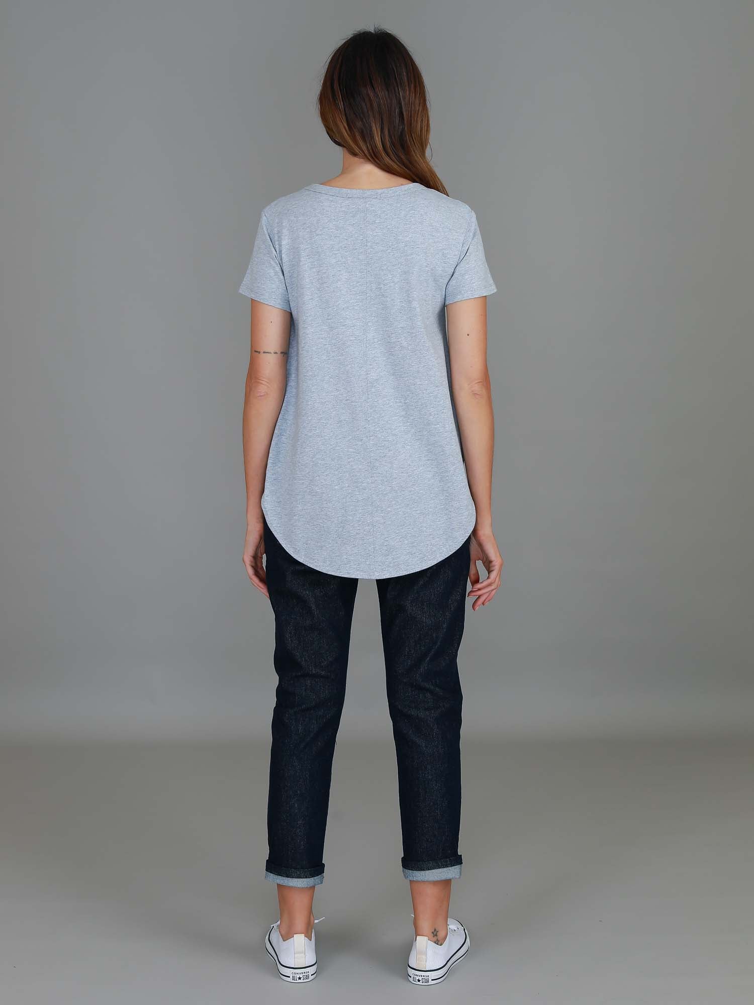 oversized white t shirt #color_grey marle