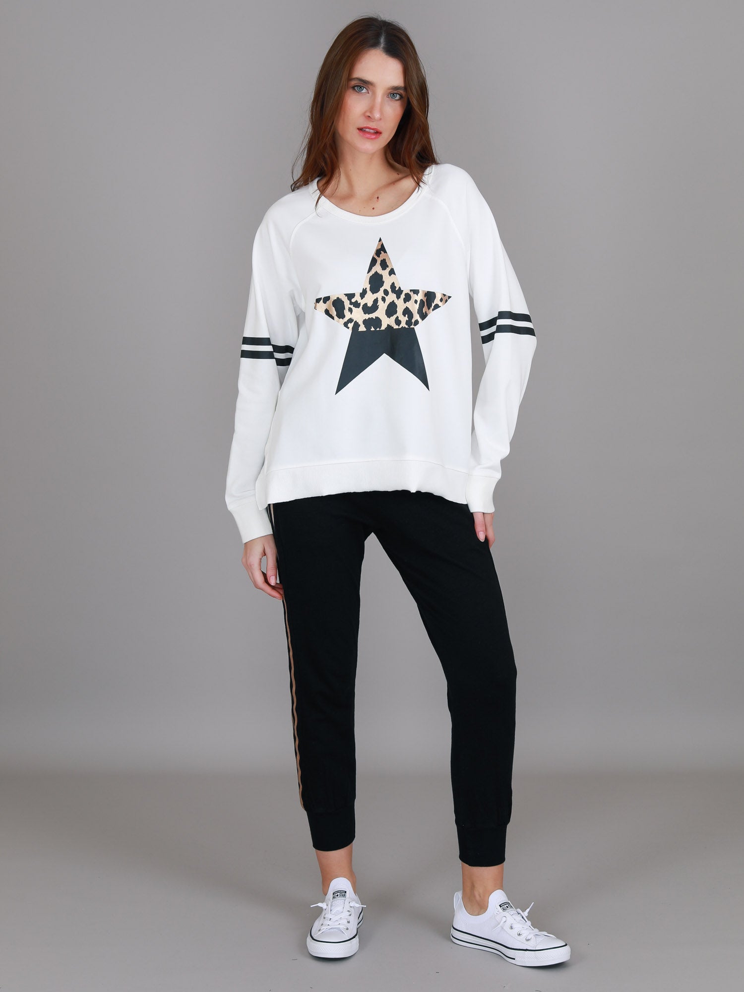 white crew neck sweatshirt #color_white