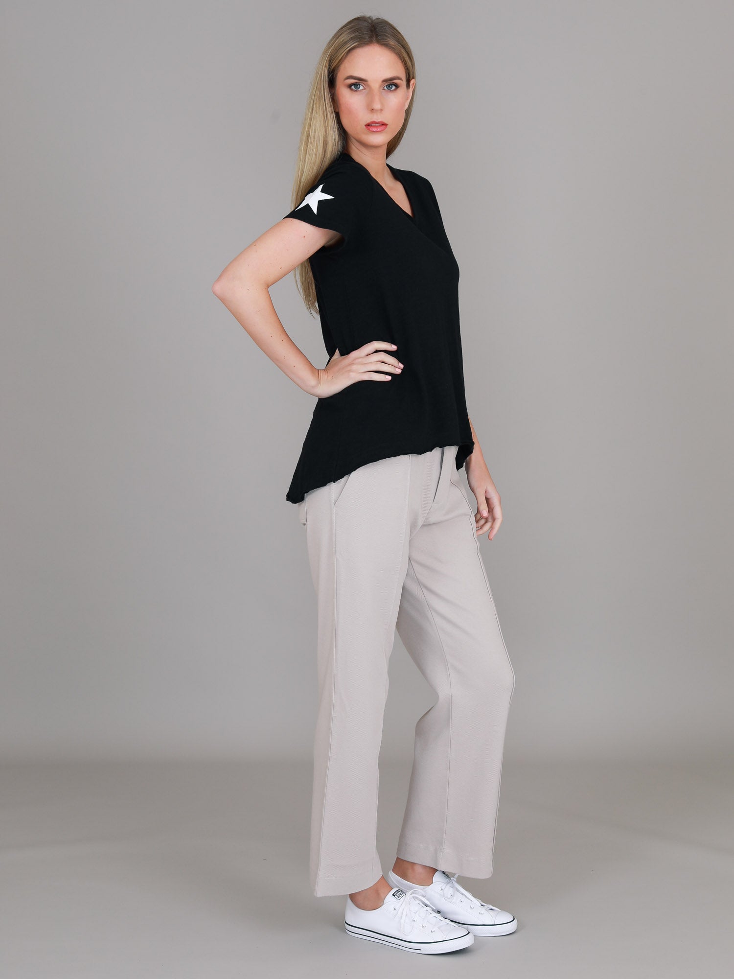 v neck black t shirt #color_black
