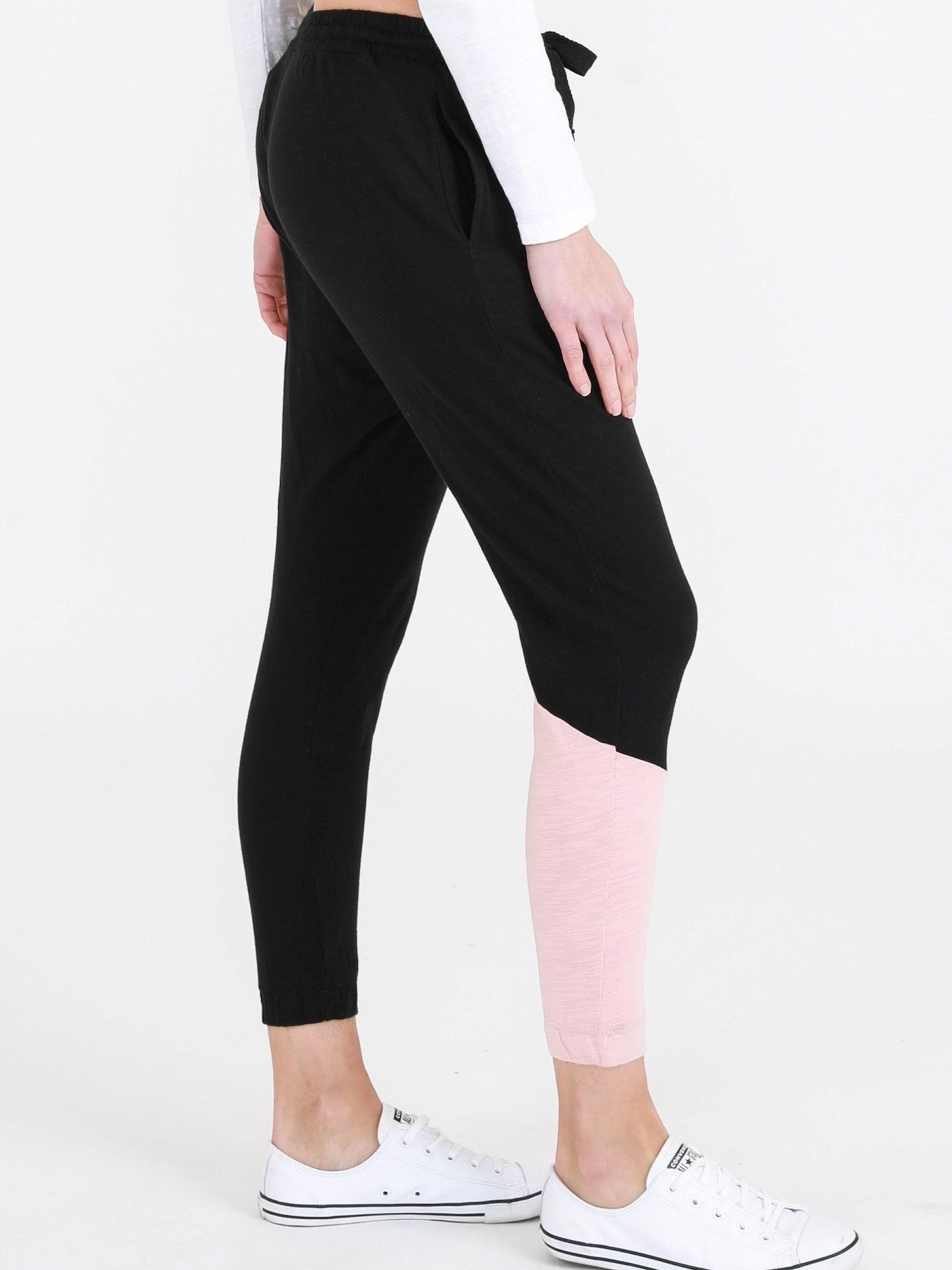 black tracksuit bottoms #color_black