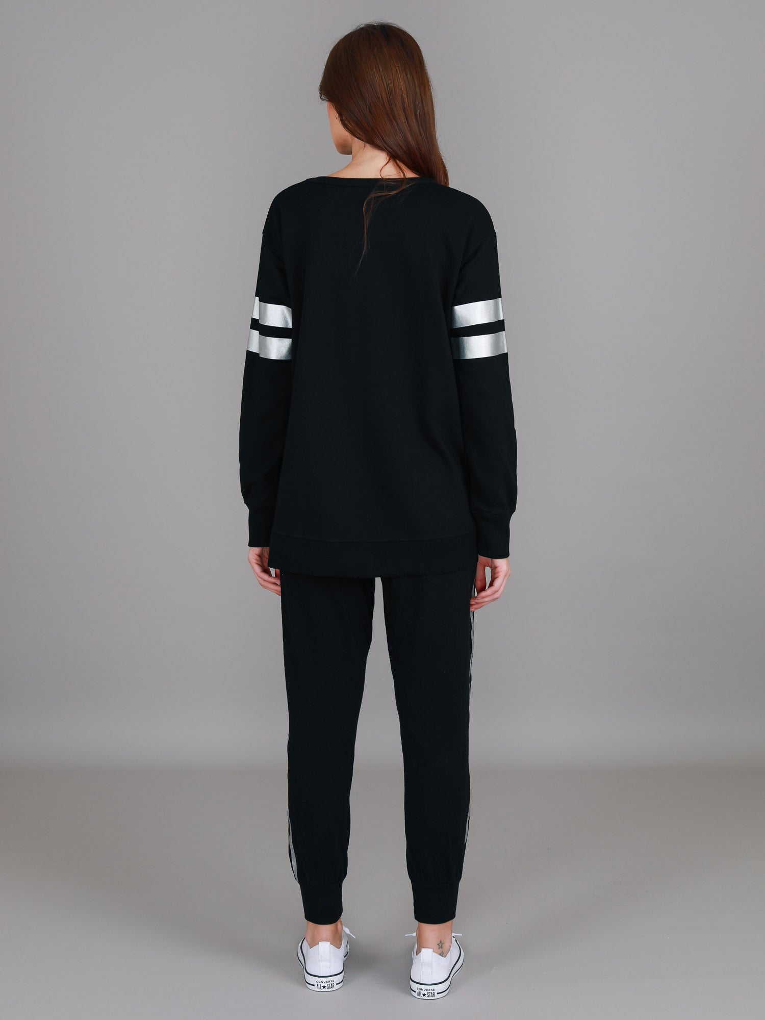 oversized black sweatshirt #color_black/silver
