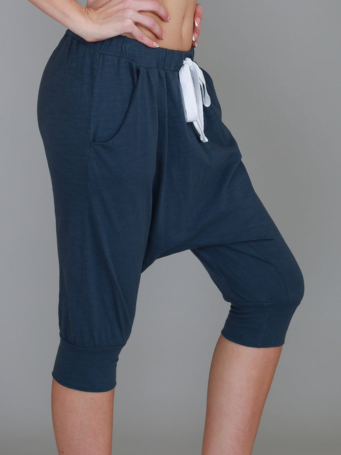 Taylor Drop Crotch Jogger Shorts
