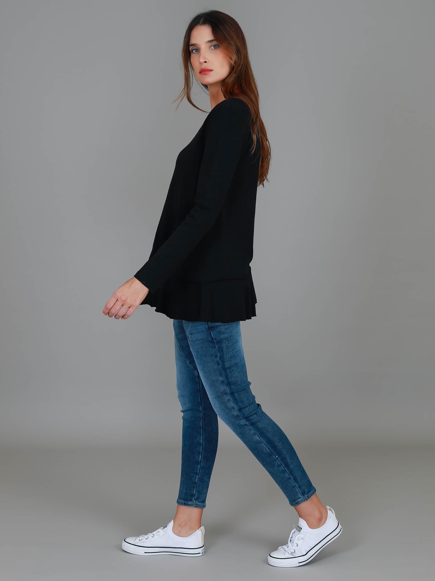 best women's long sleeve t shirts #color_black