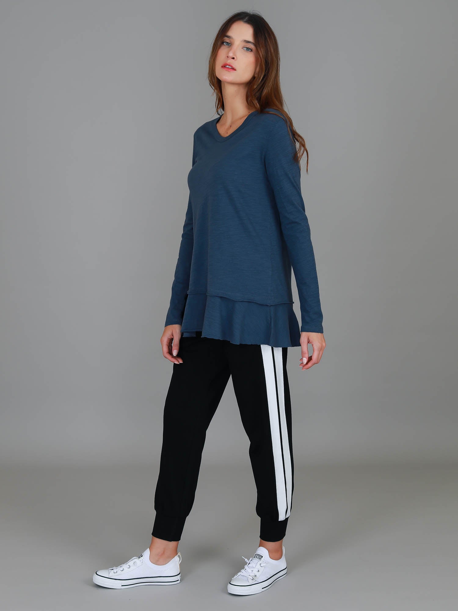 ladies long sleeve tee #color_indigo