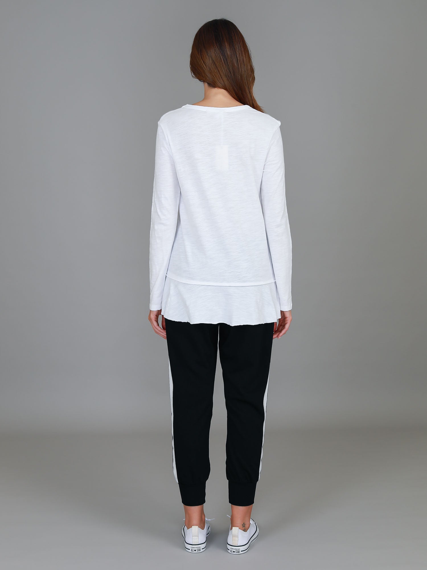long length t shirts women's #color_white