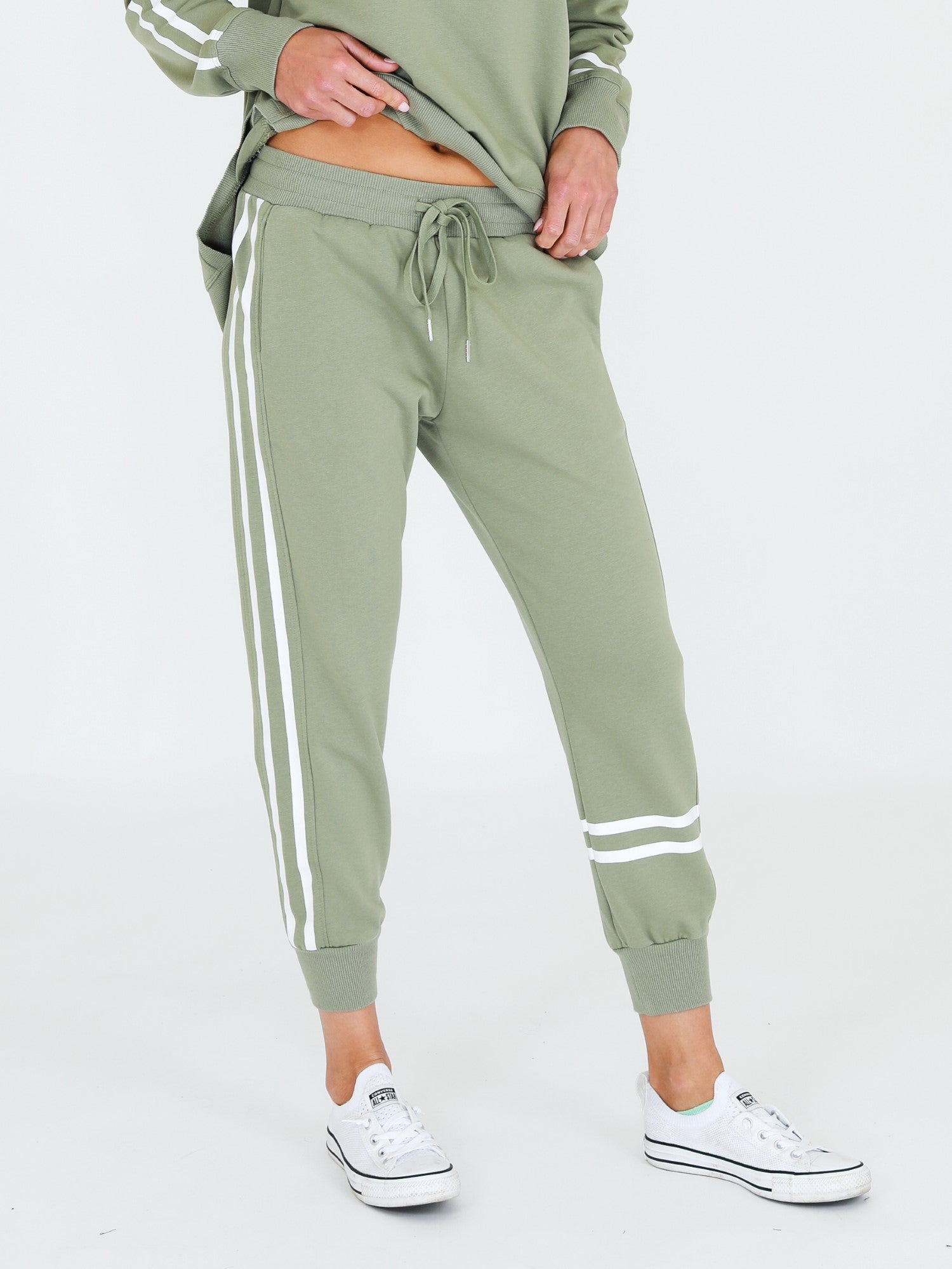 Tracksuit Set Womens #color_sage leaf