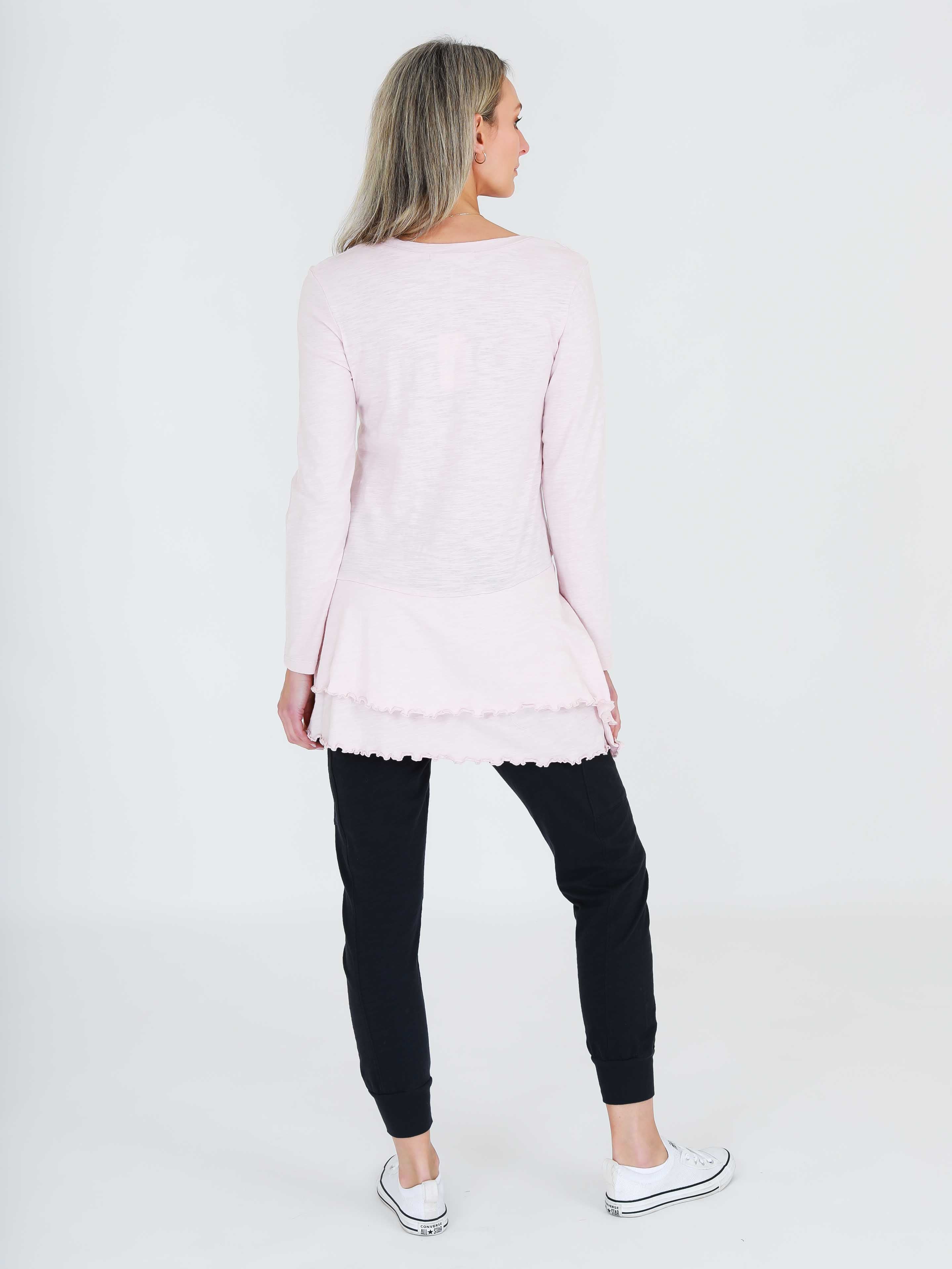 ladies oversized t shirts #color_blush marle