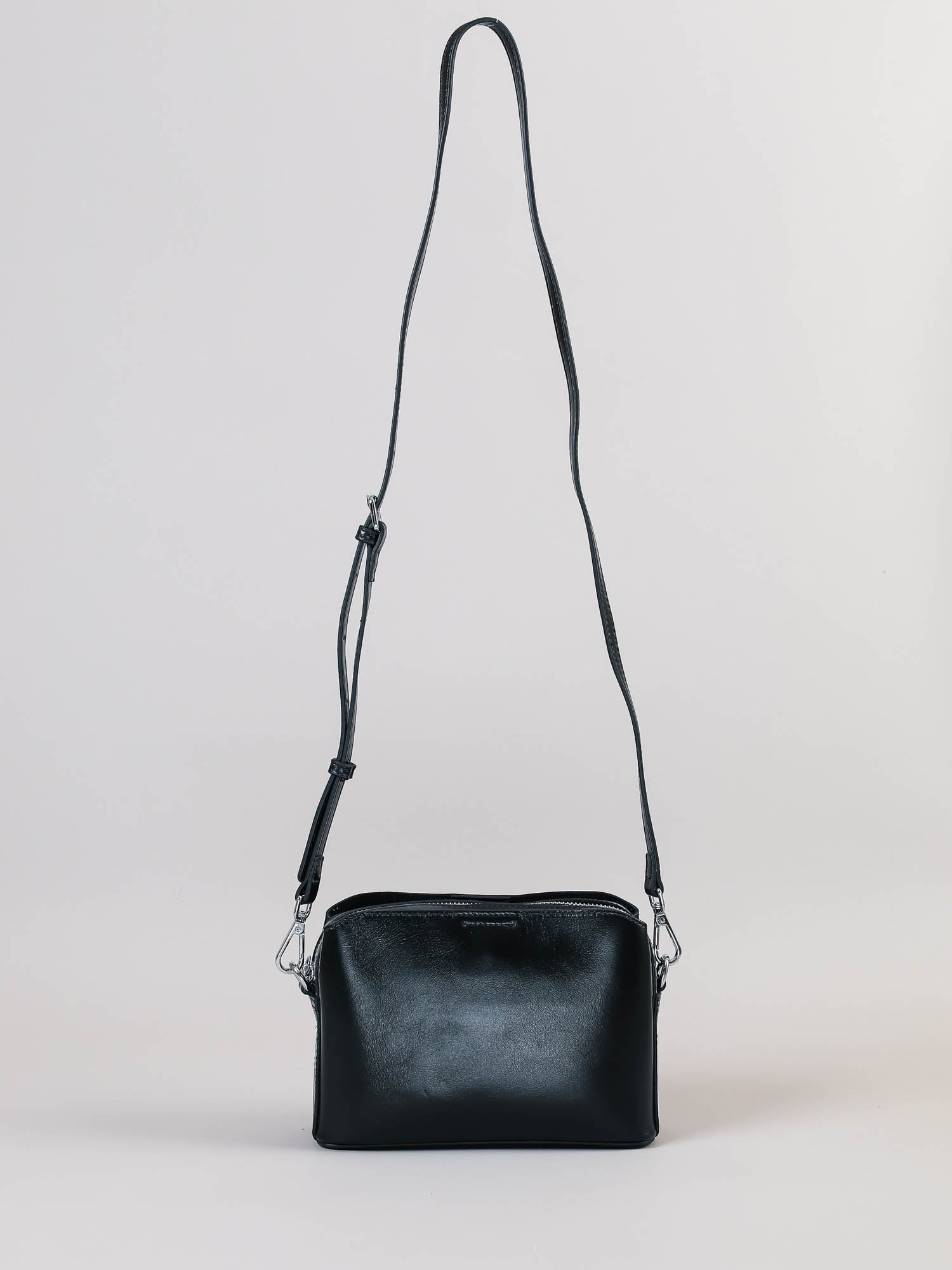 leather crossbody purse #color_black