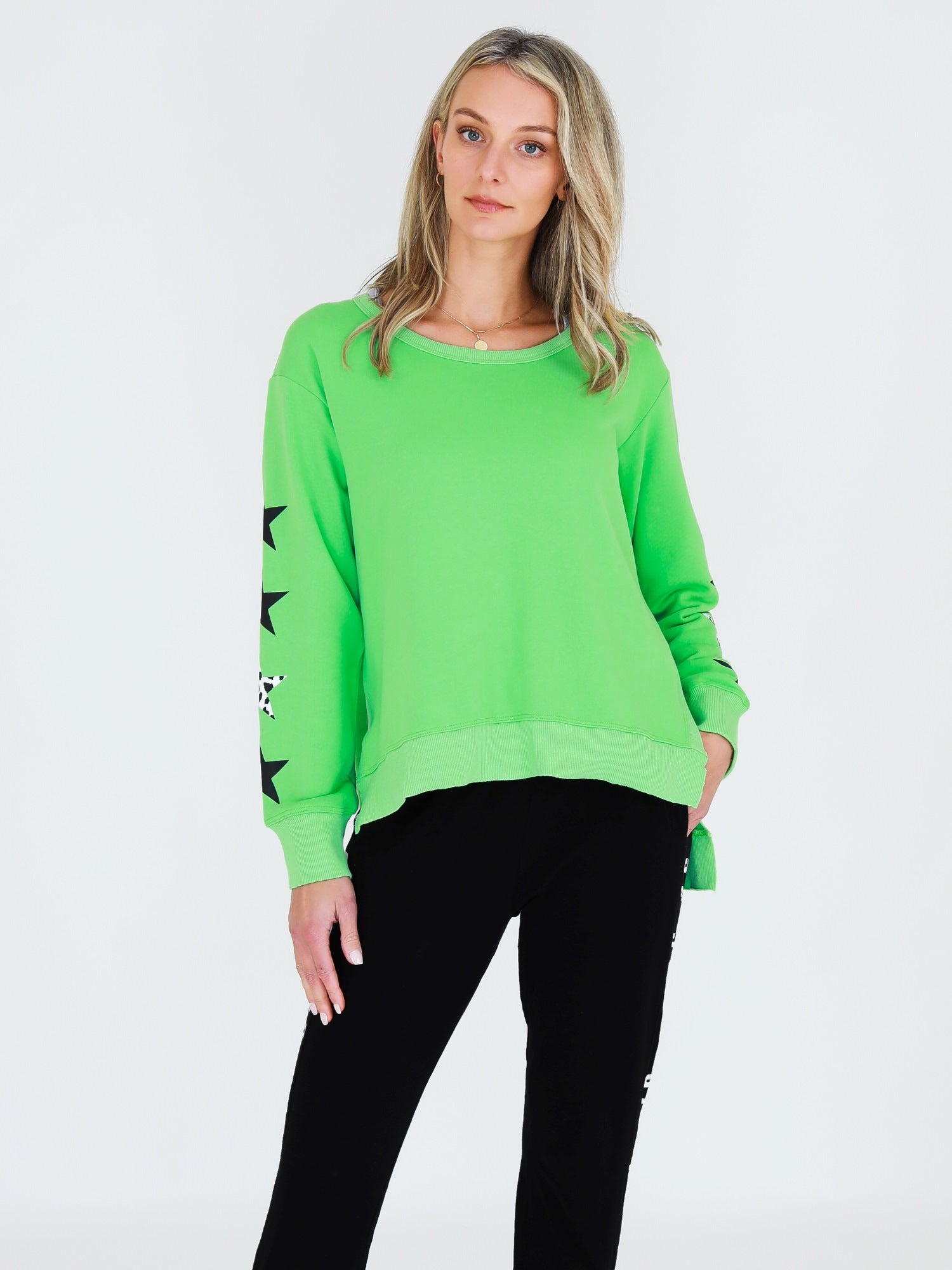 womens green sweatshirts #color_cool matcha