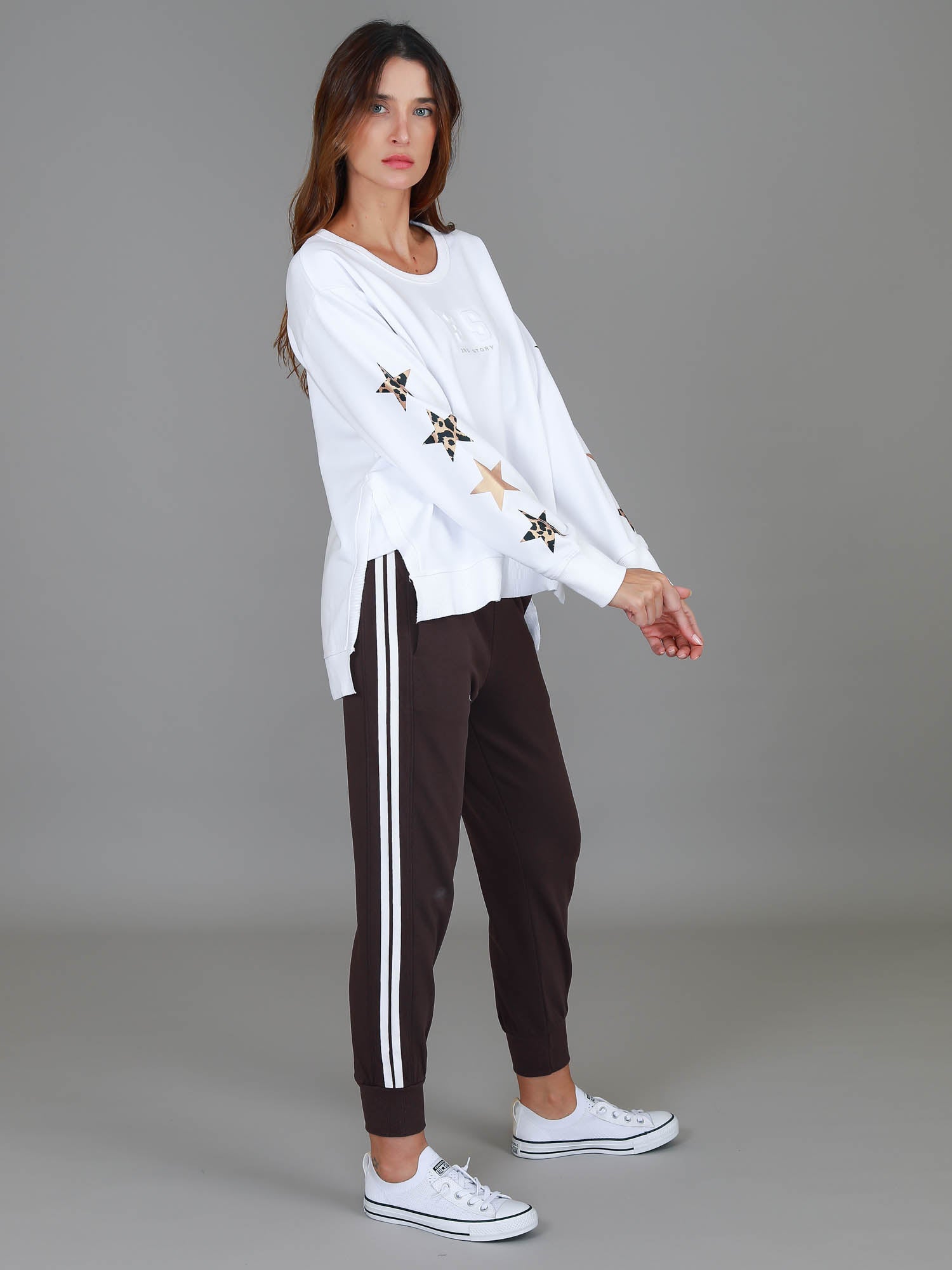 womens dressy sweatshirts #color_white