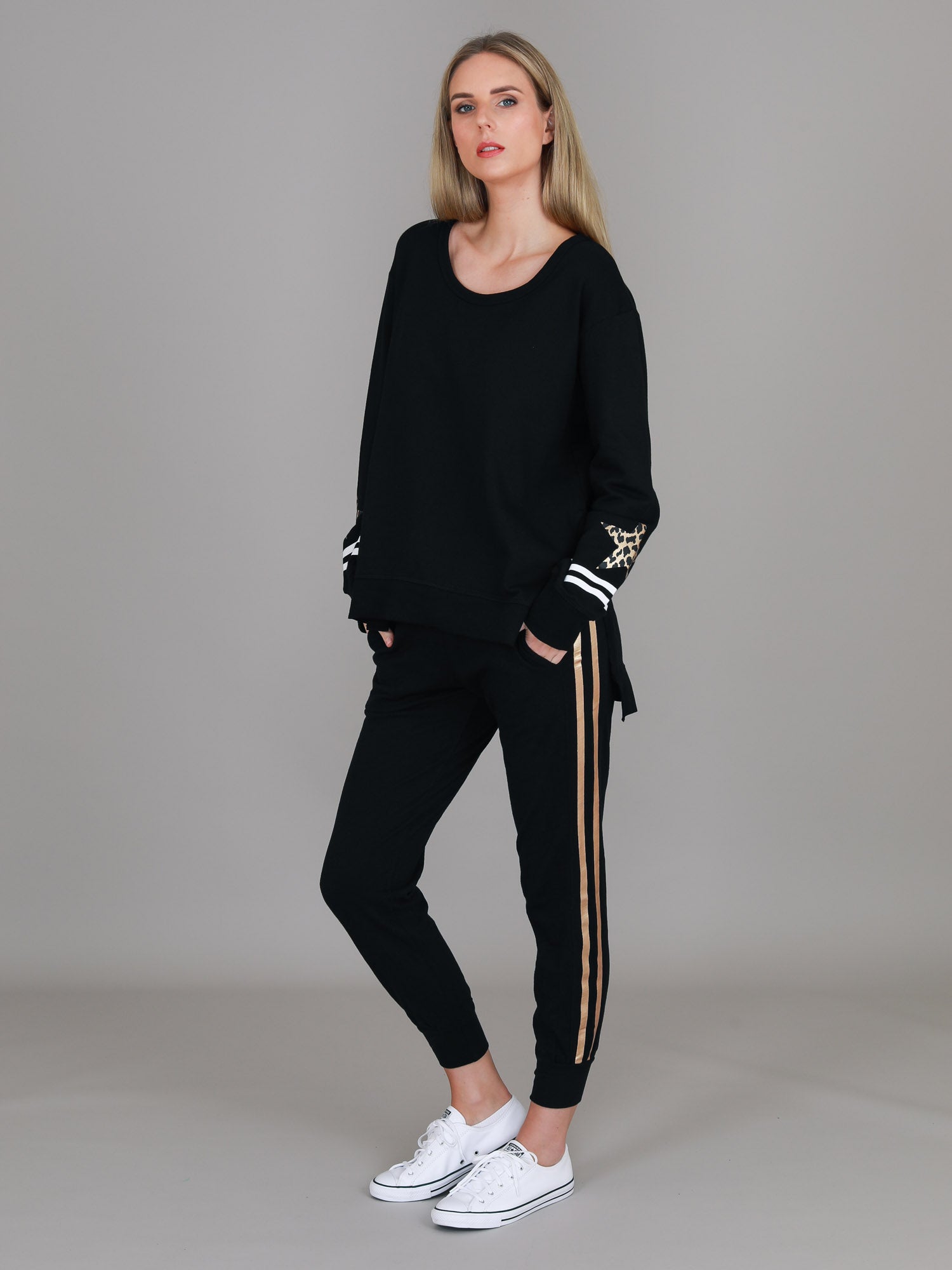 womens black jumper #color_black