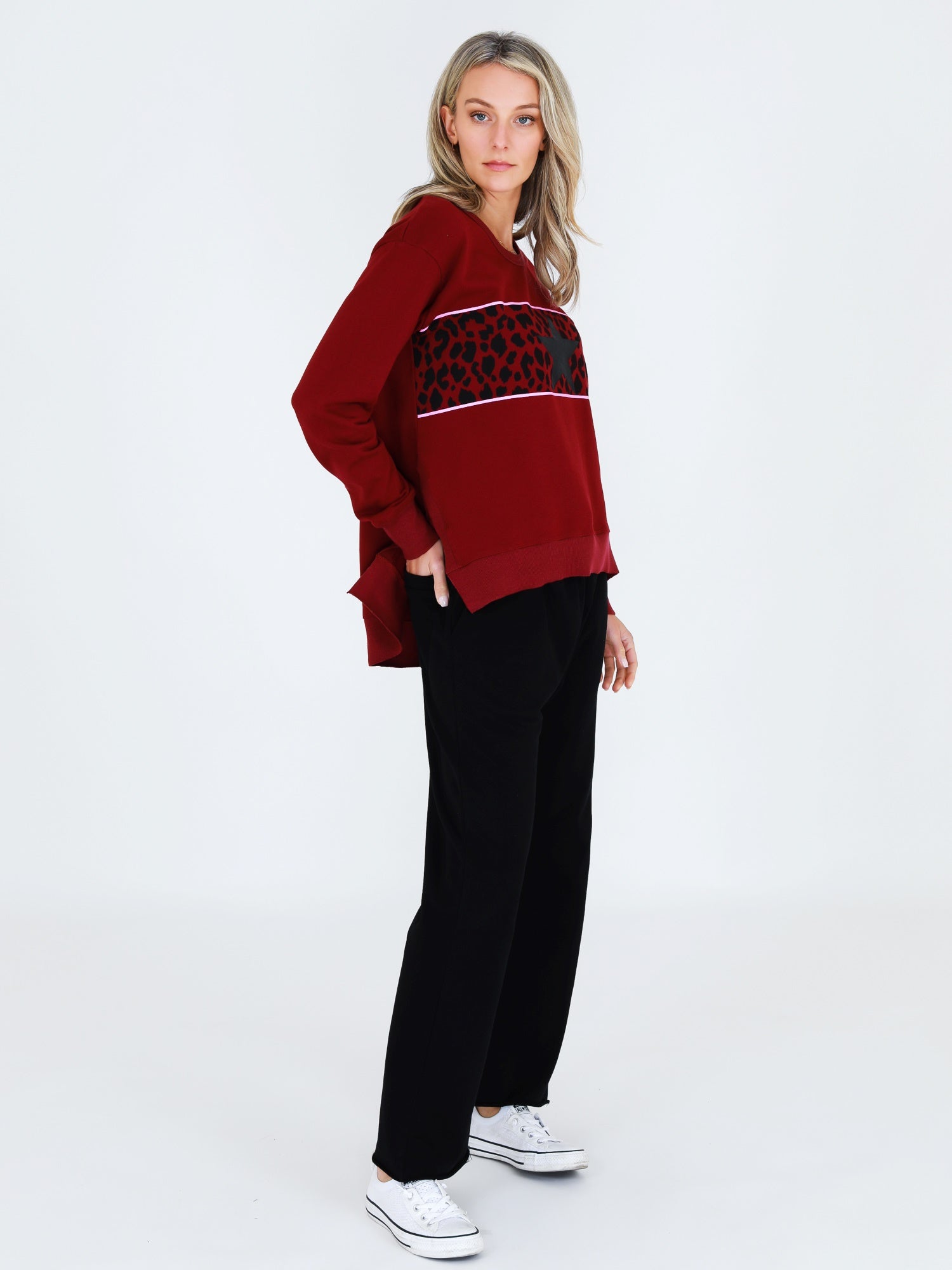 red tops for women #color_cranberry