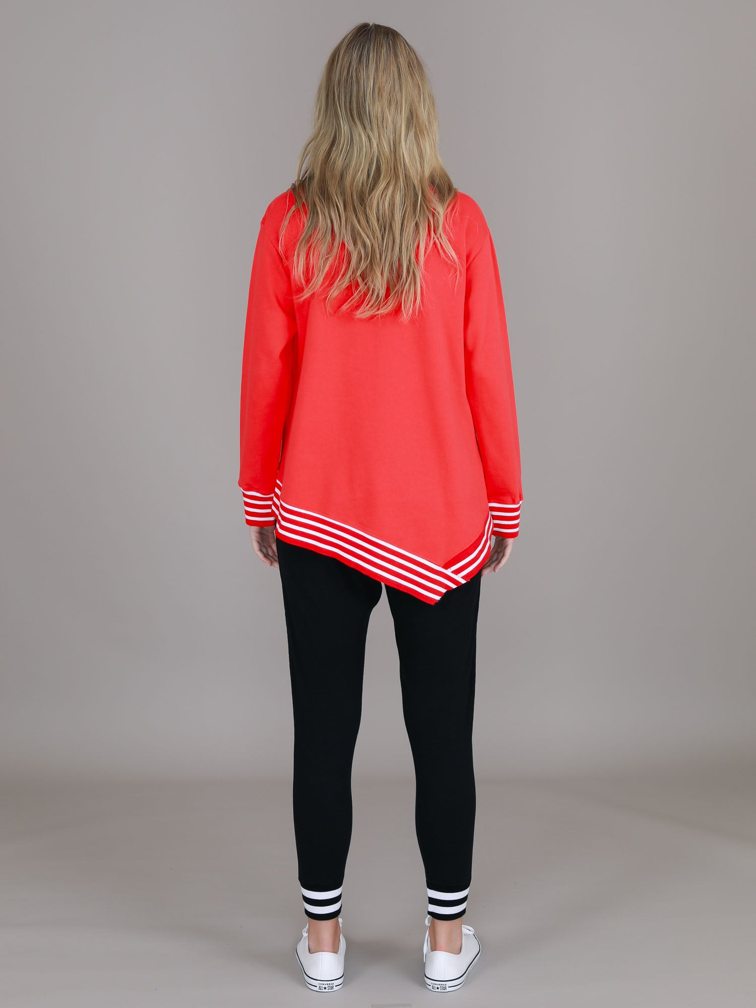 red and white striped sweater #color_strawberry