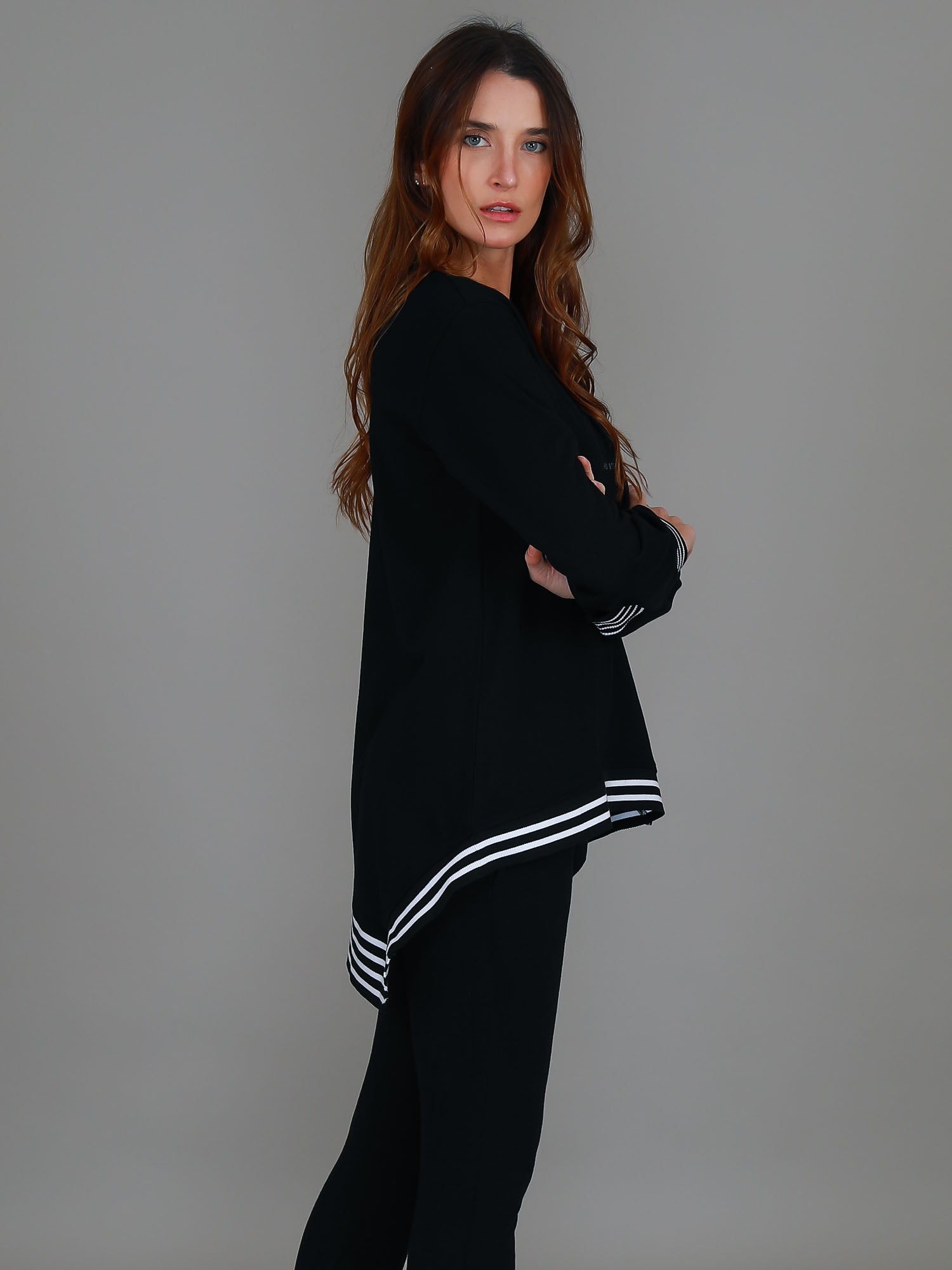womens tracksuits sets #color_black