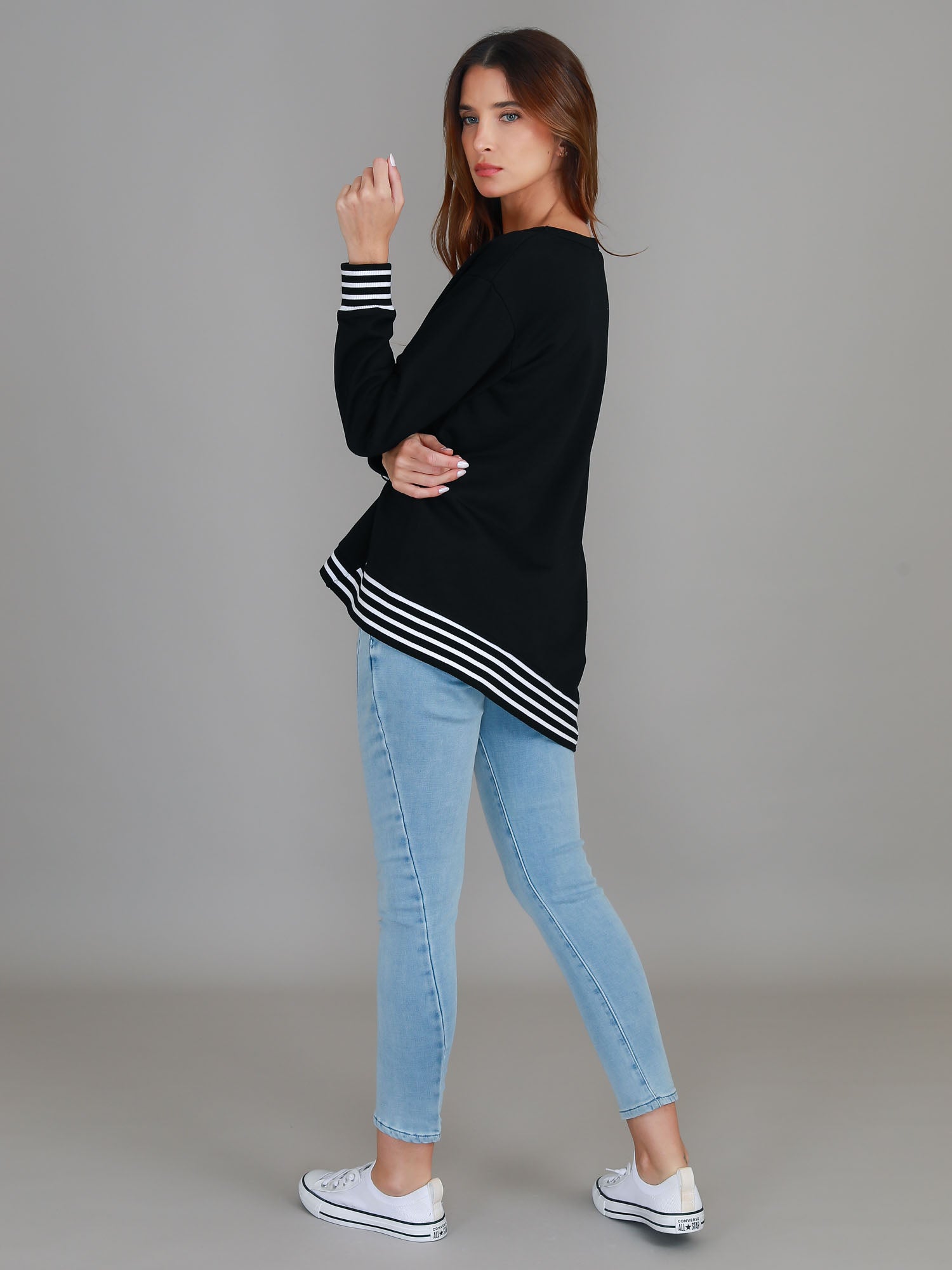 womens tracksuits sets #color_black