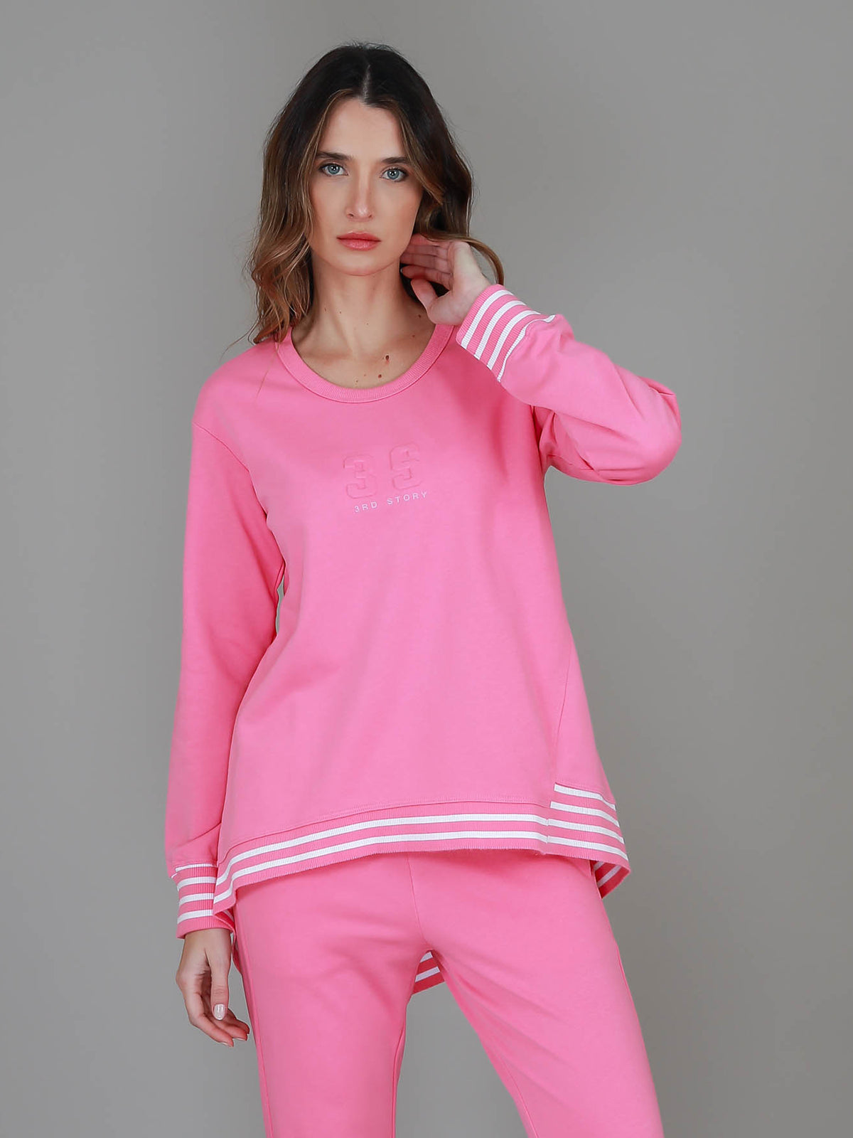 bright pink jumper #color_pop pink