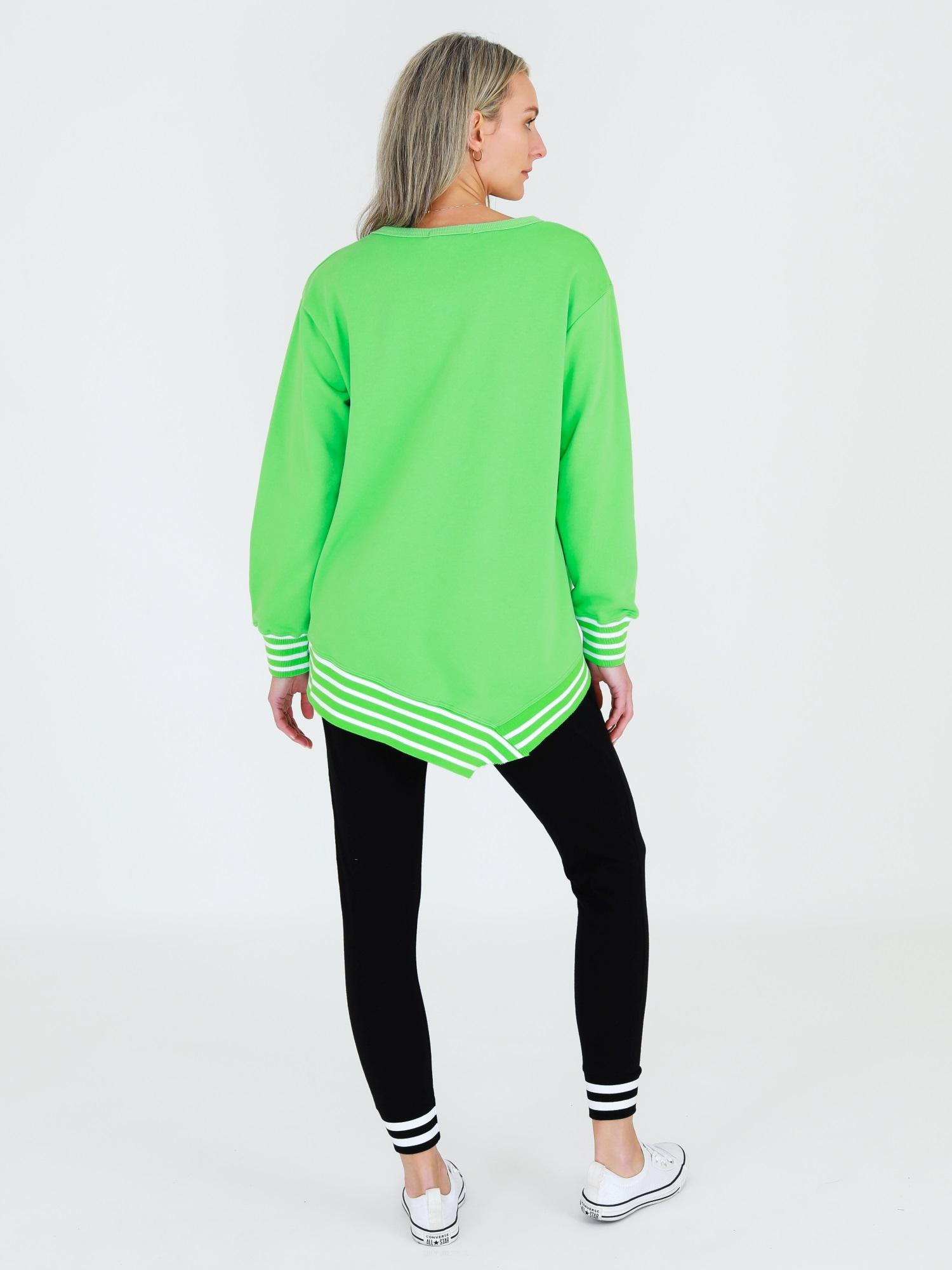 lime green sweater #color_matcha