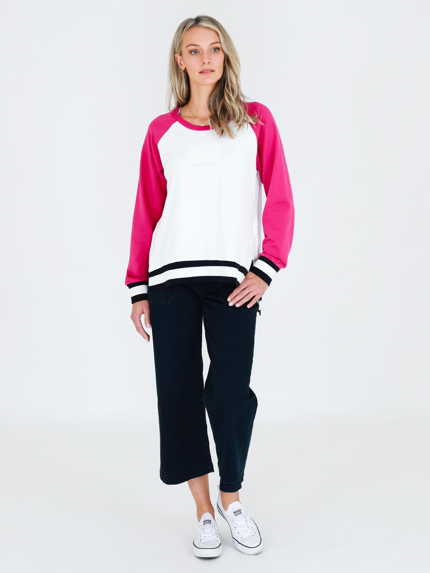 Pink Oversized Sweatshirt #color_mauve