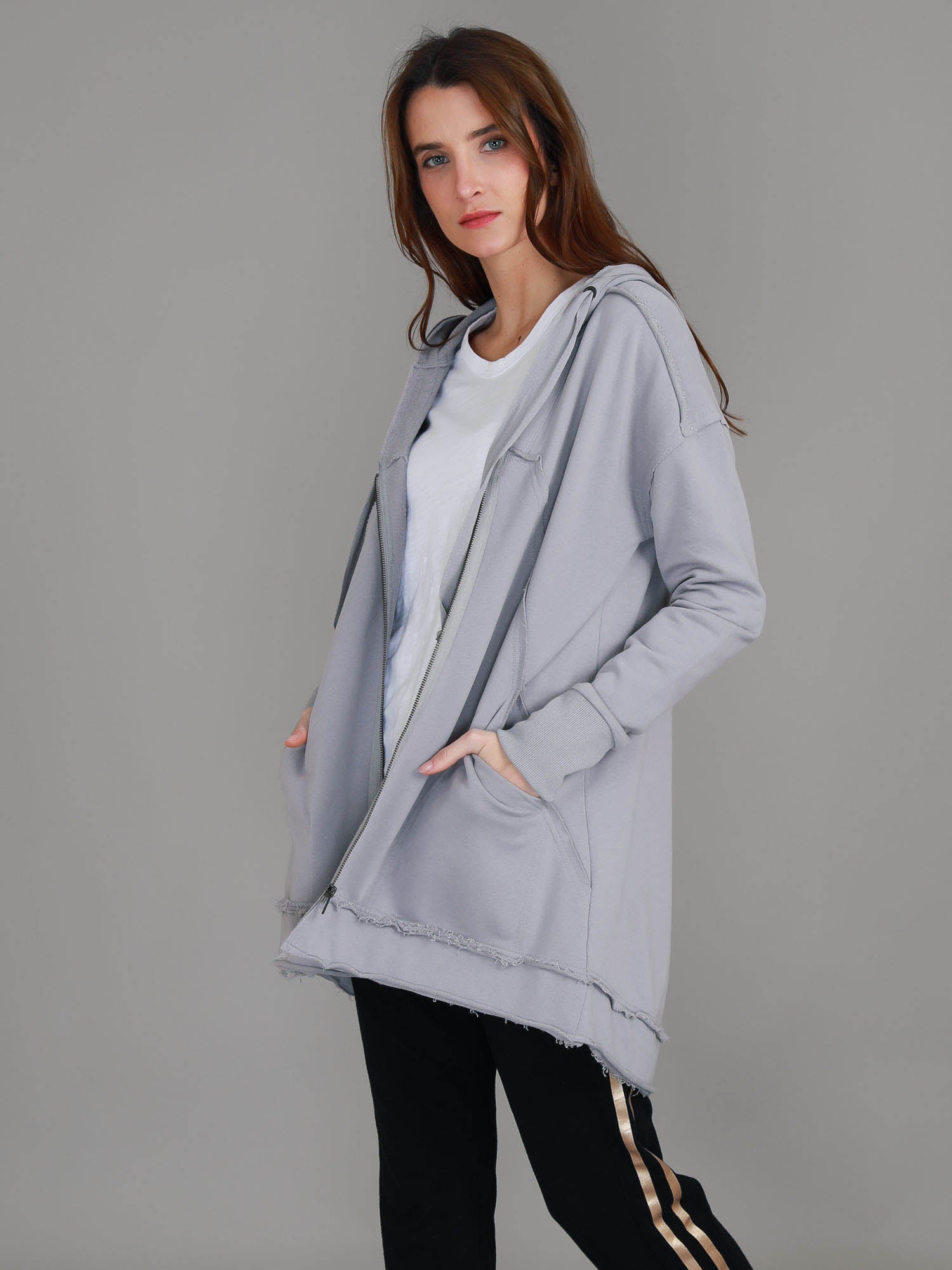 oversized jacket #color_silver