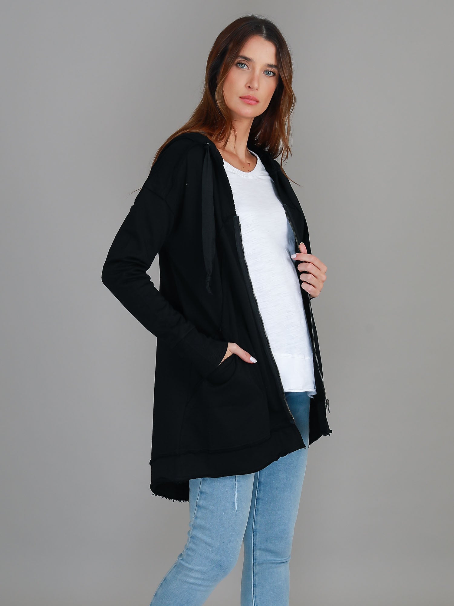 jacket with a hood #color_black