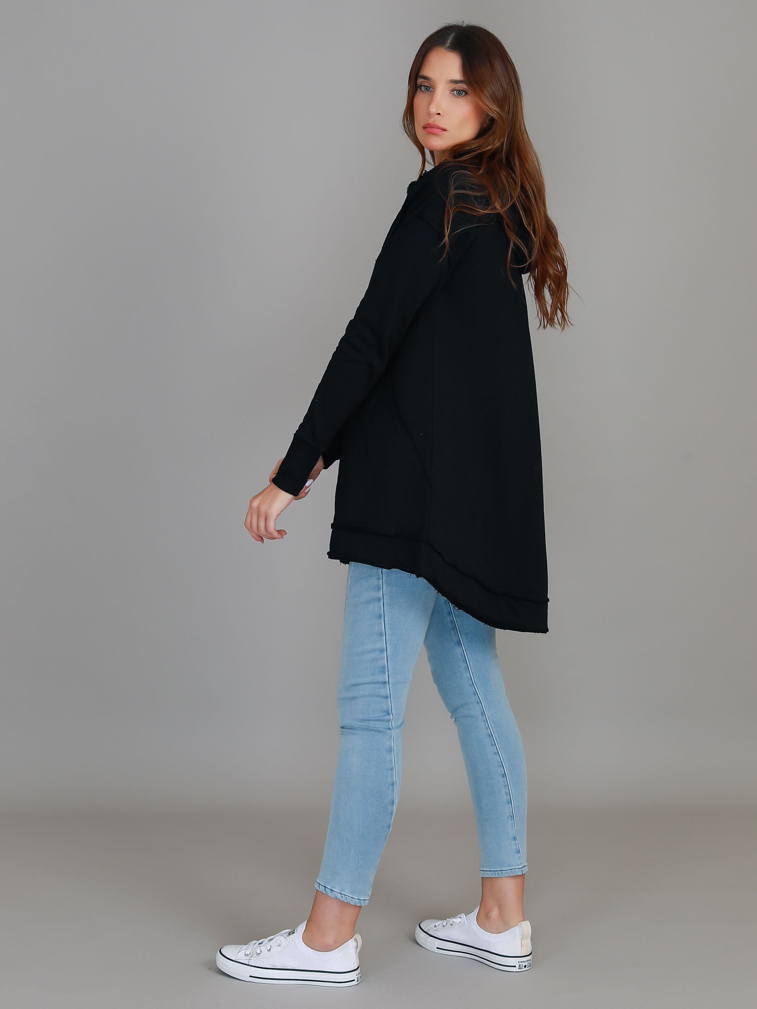 jacket with a hoodie #color_black