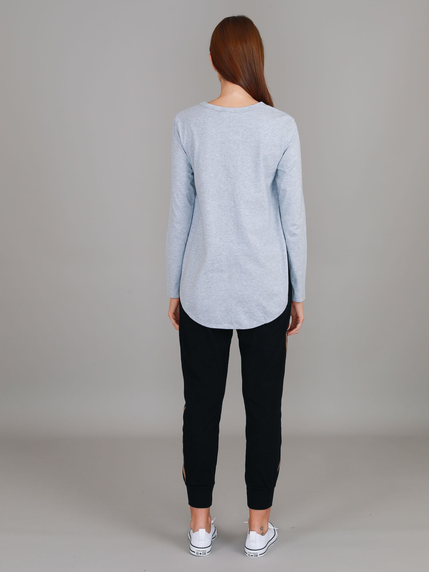 longline tshirts #color_grey marle