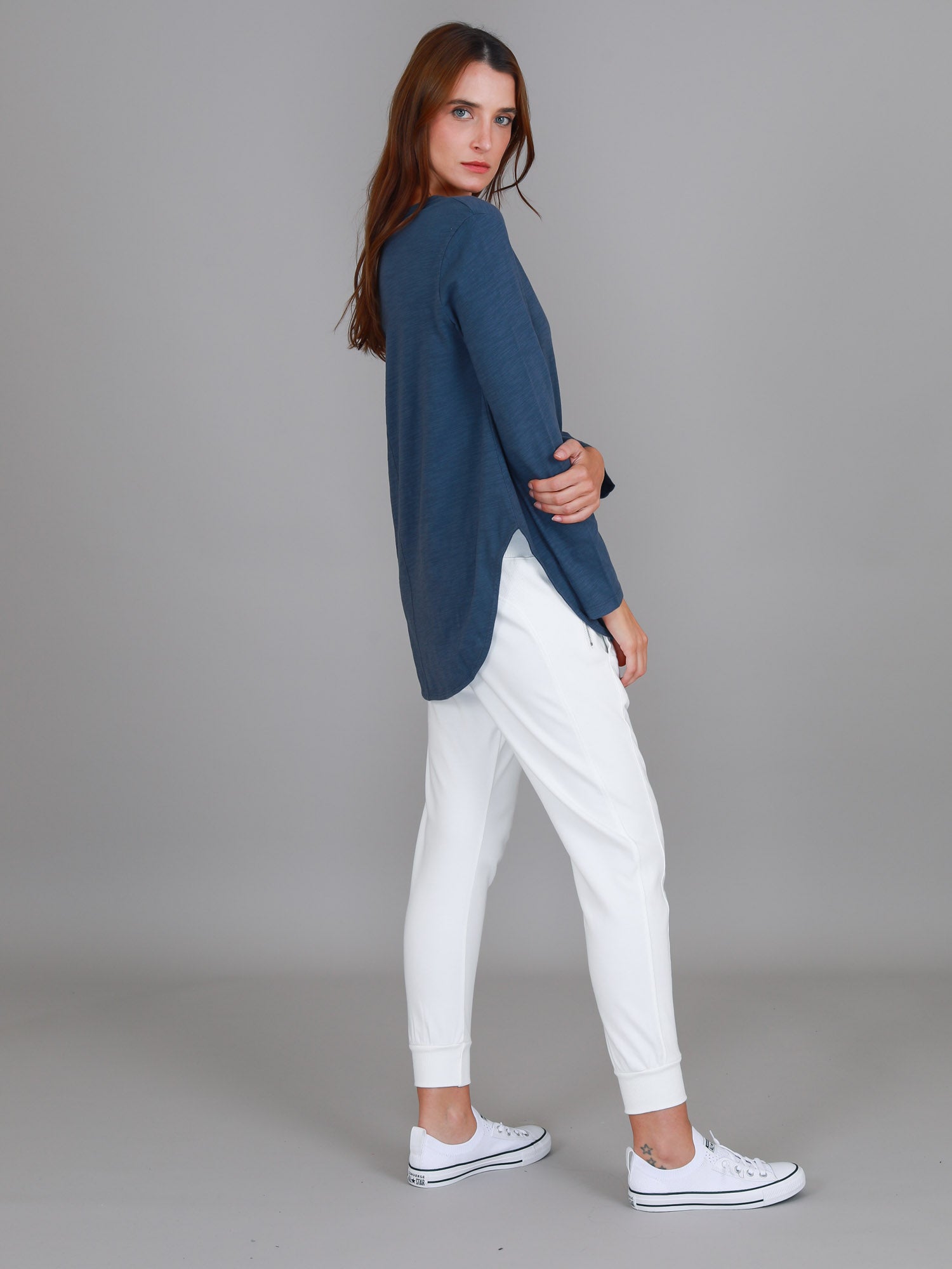 womens longline tops #color_indigo