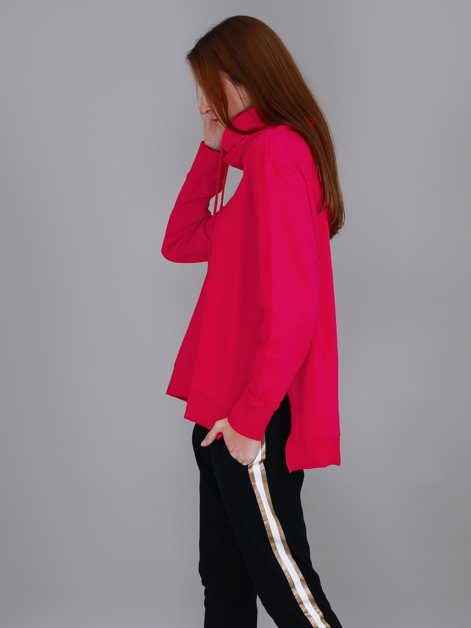 womens hoodie #color_pink flash