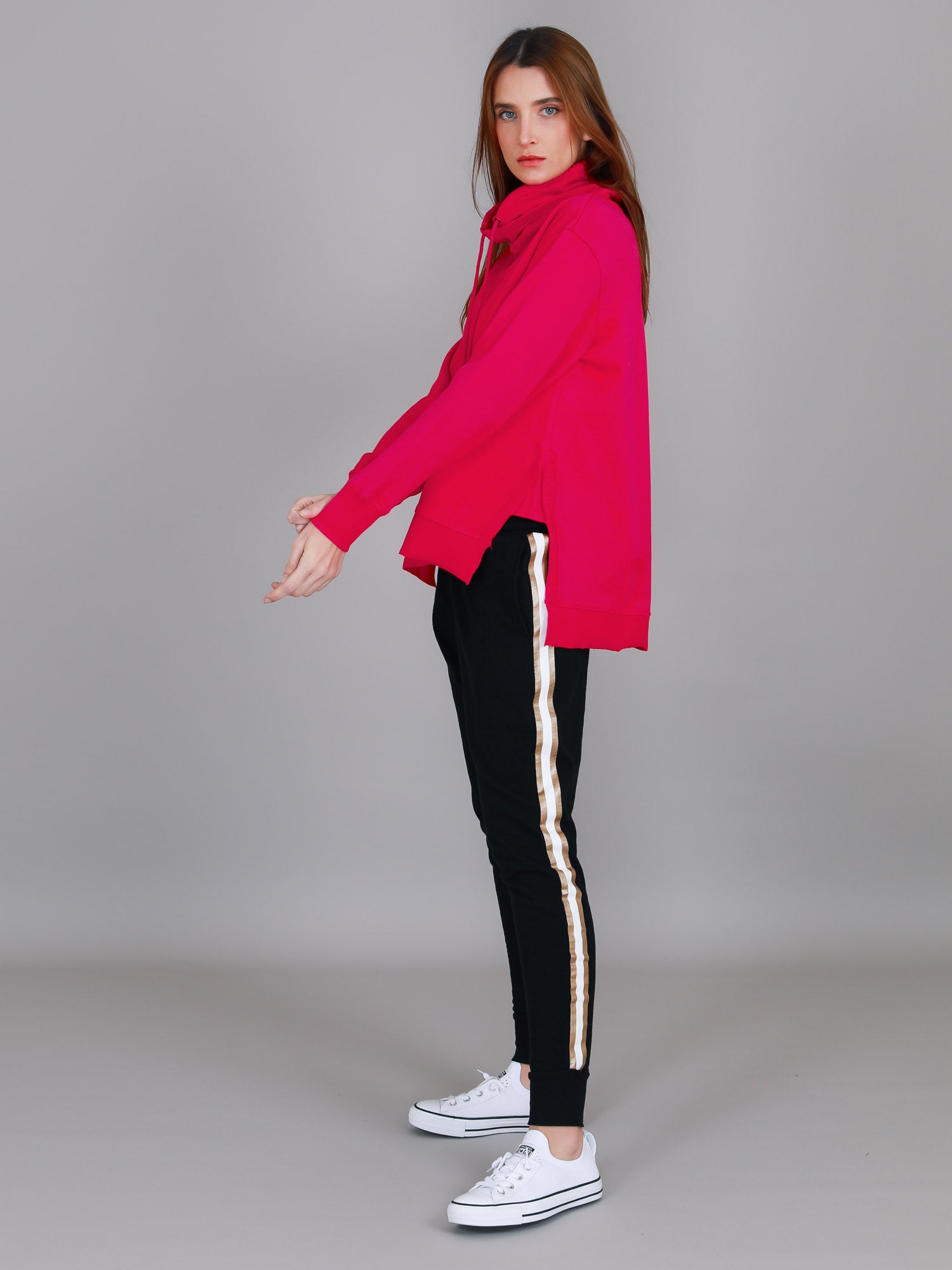 women's hoodies #color_pink flash
