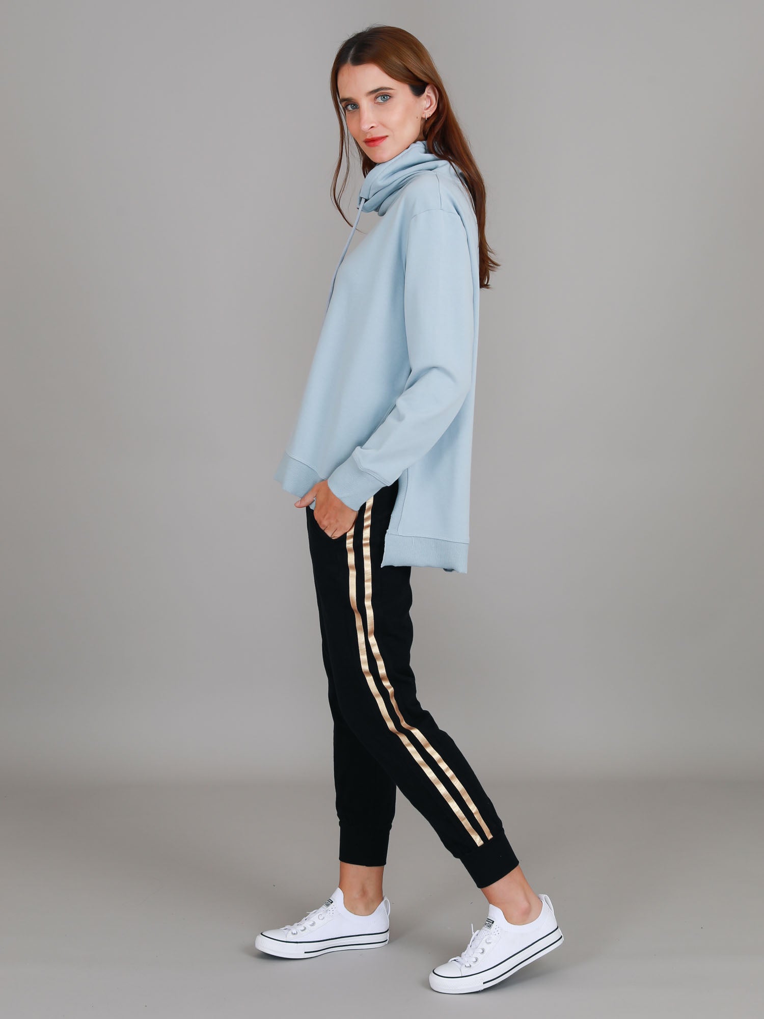 womans hoodie #color_storm blue