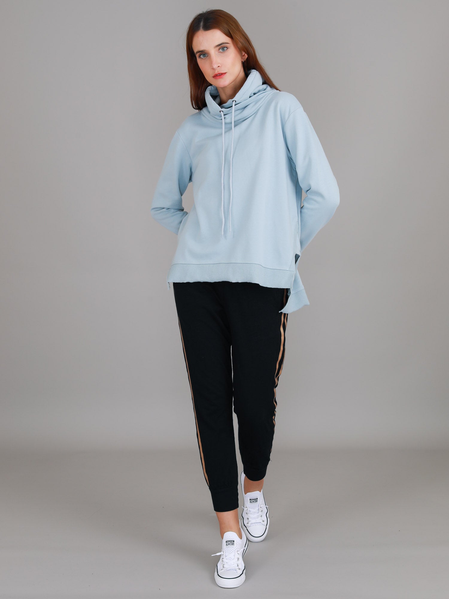 sweatshirt with collar #color_storm blue