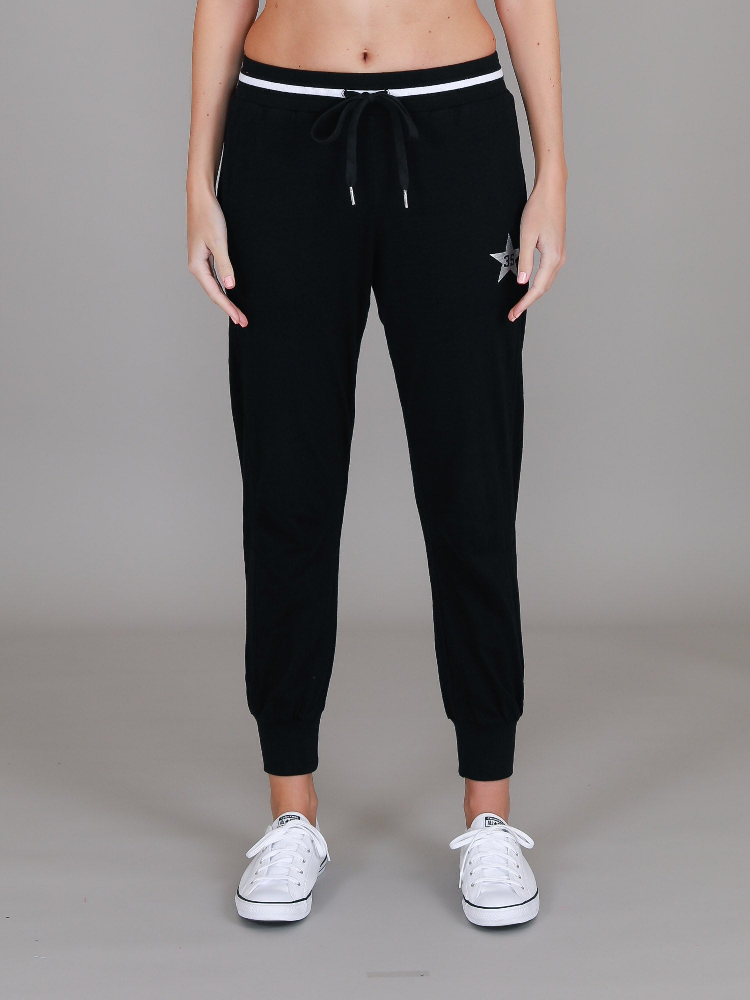 jogger pants for women #color_black