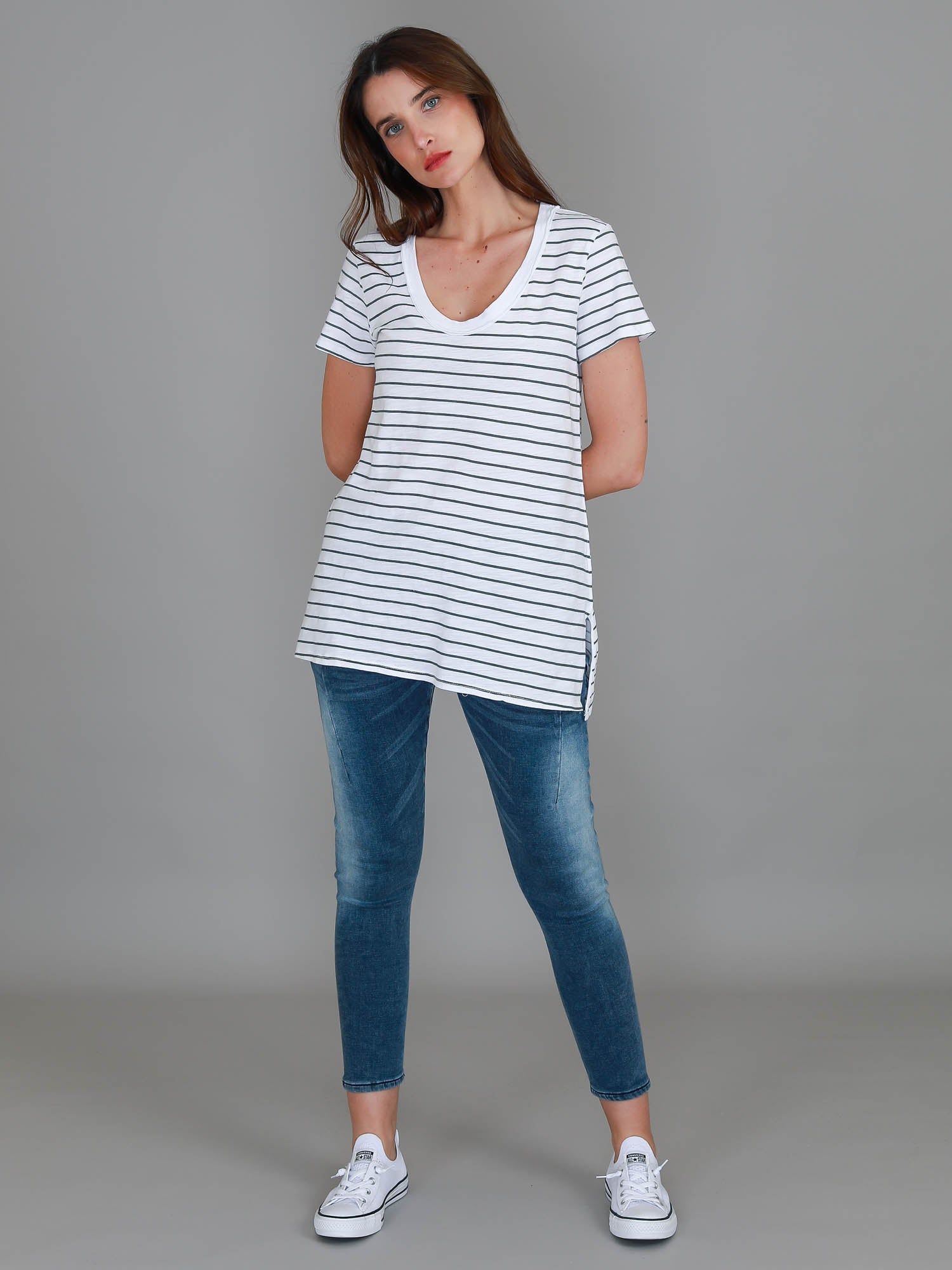 simple t shirts #color_navy stripe