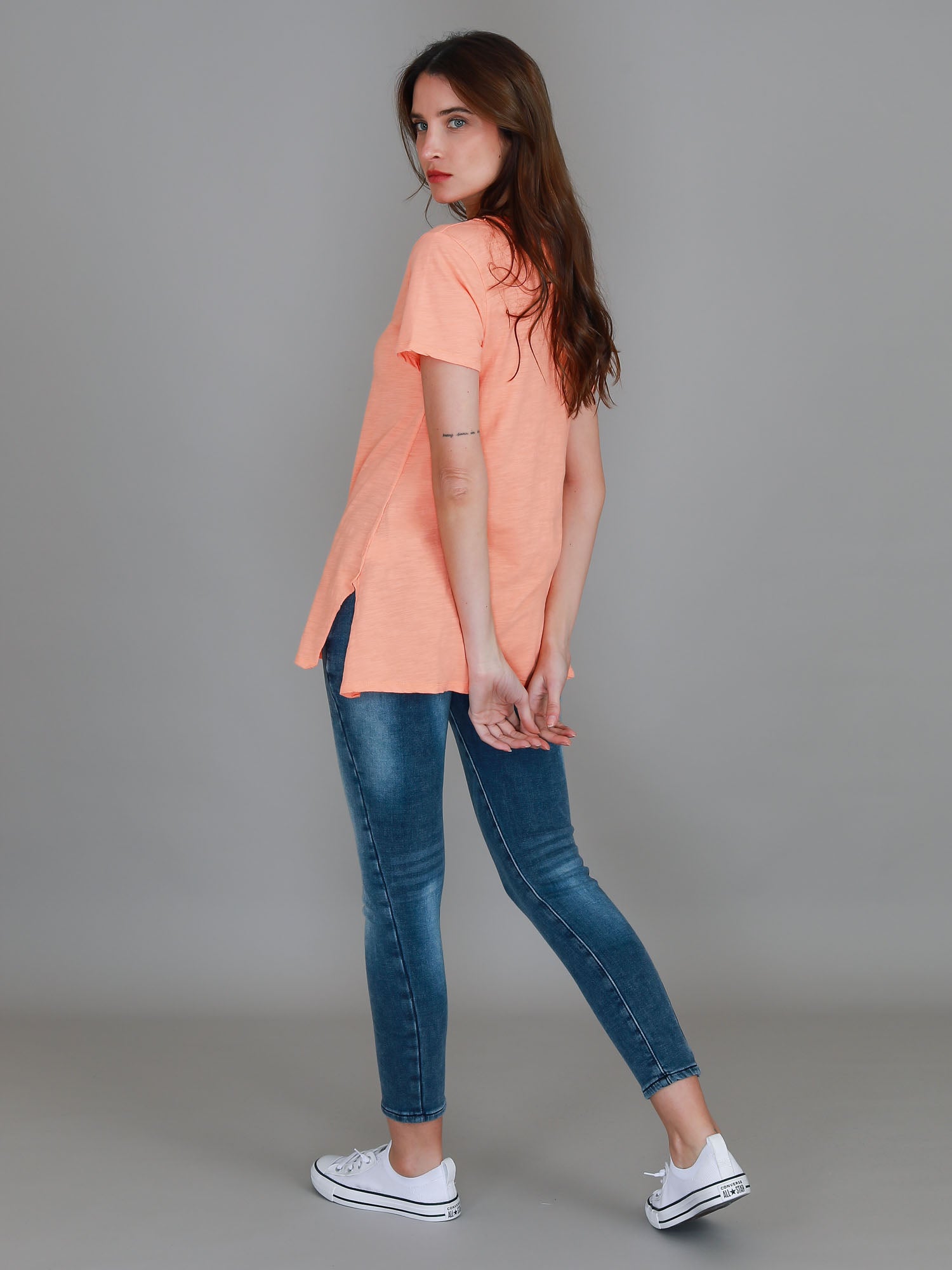 womens basic clothes #color_papaya
