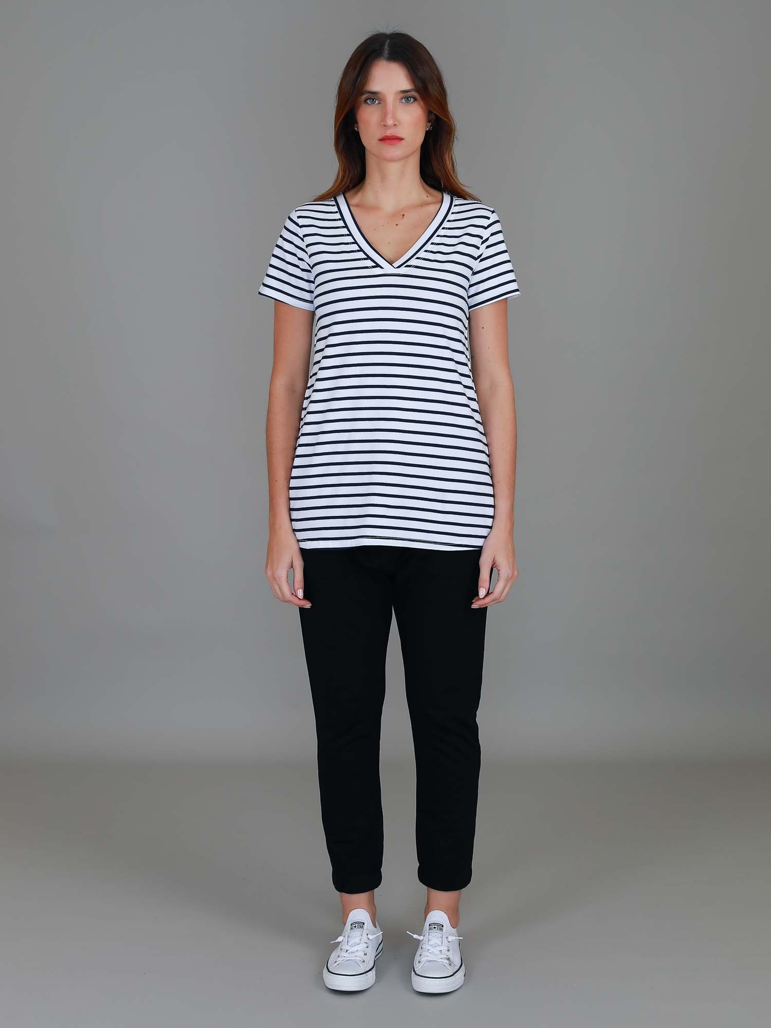 womens striped t shirt #color_nautic stripe