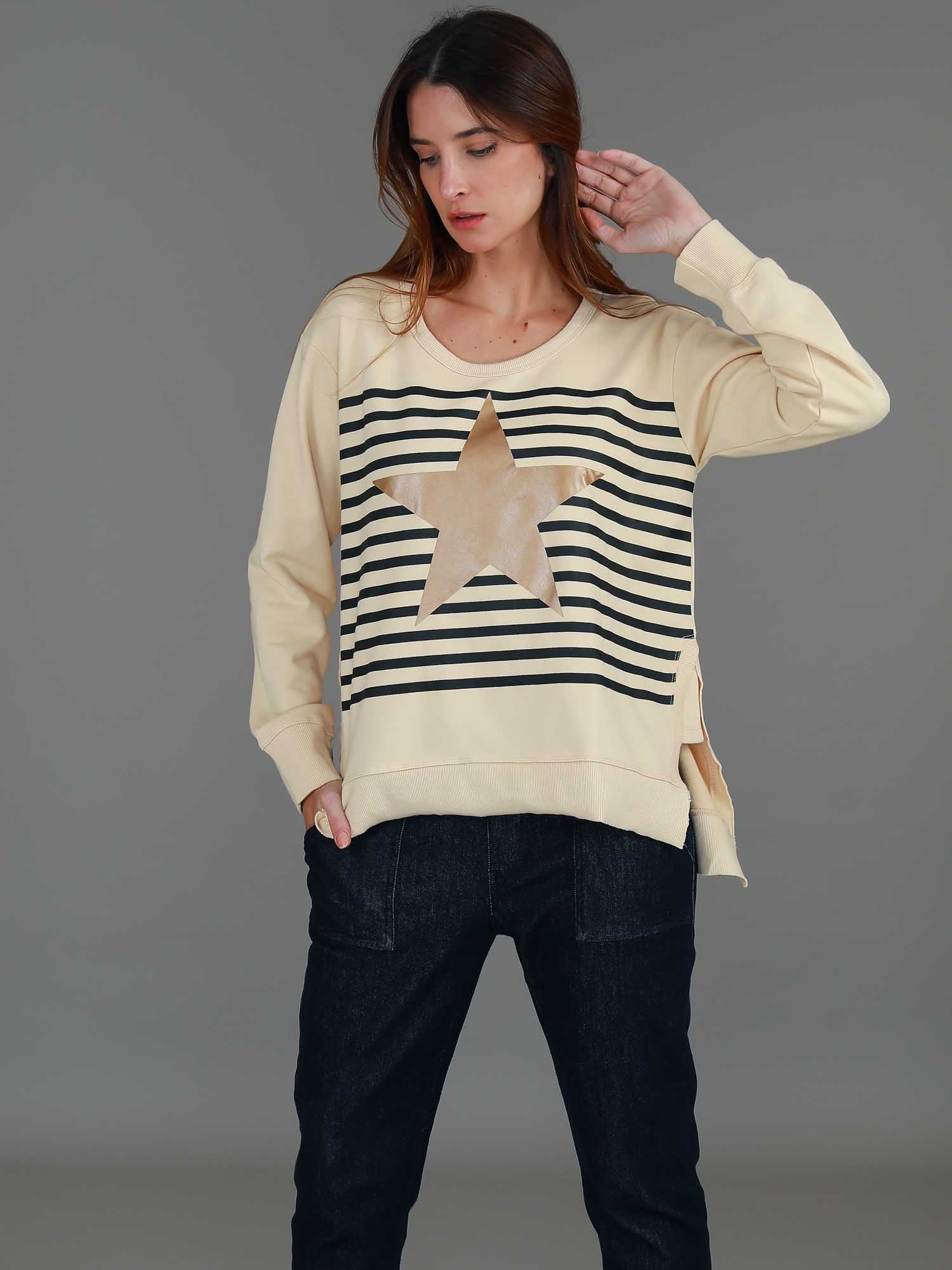womens beige top #color_tofu