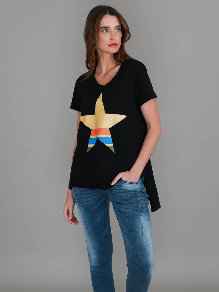 Betty Star Stripe T Shirt (Sale)