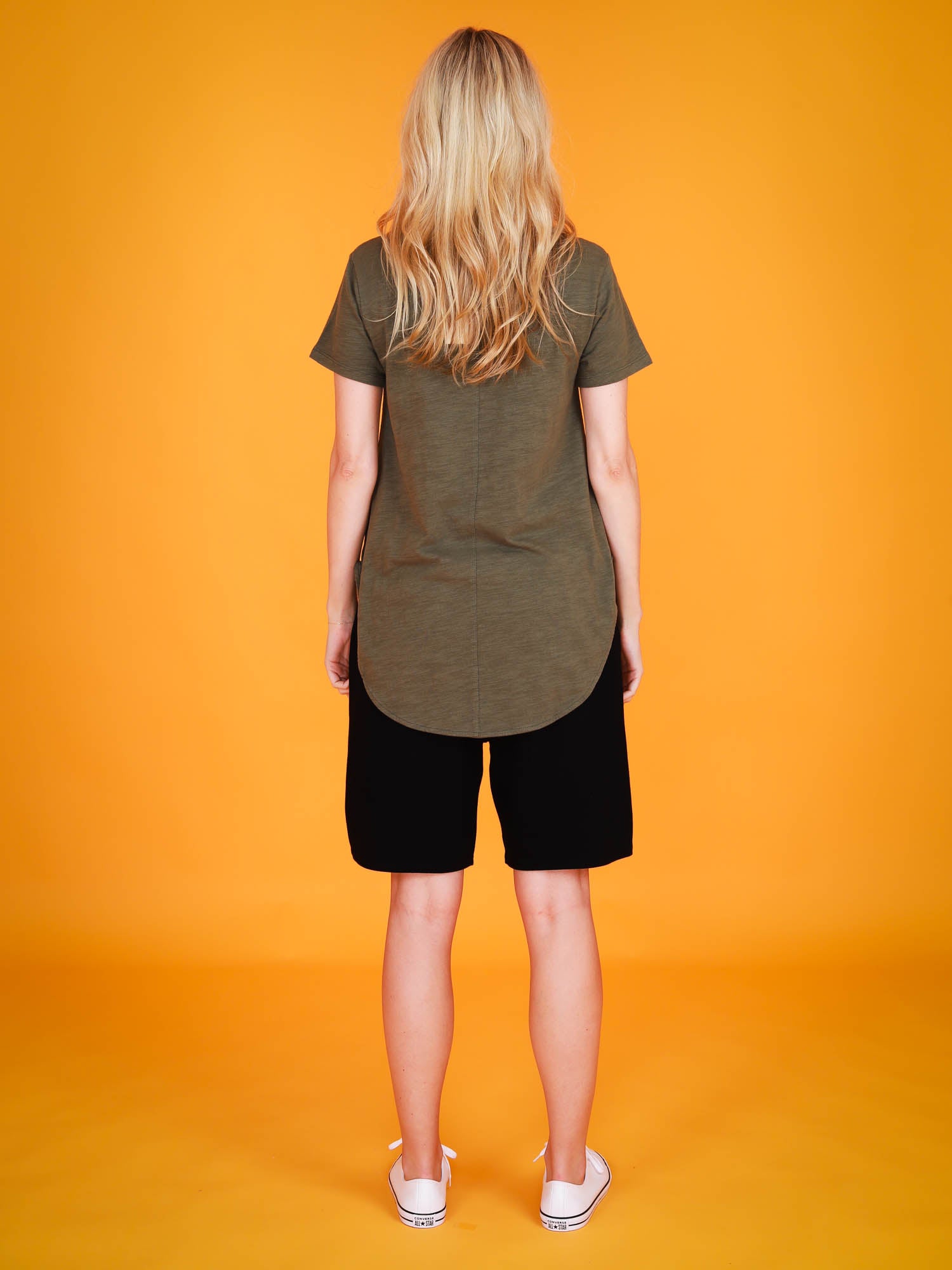 ladies long tops #color_khaki