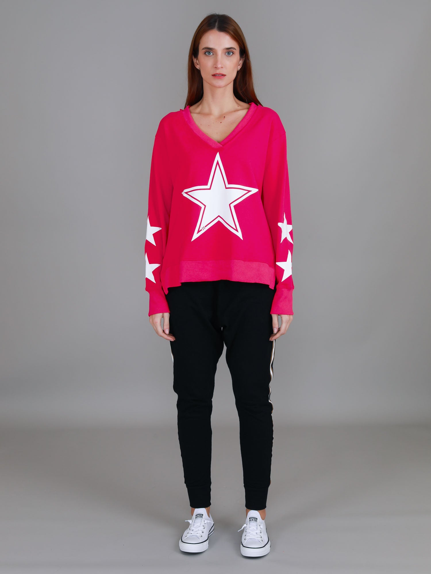 bright pink sweater #color_pink flash