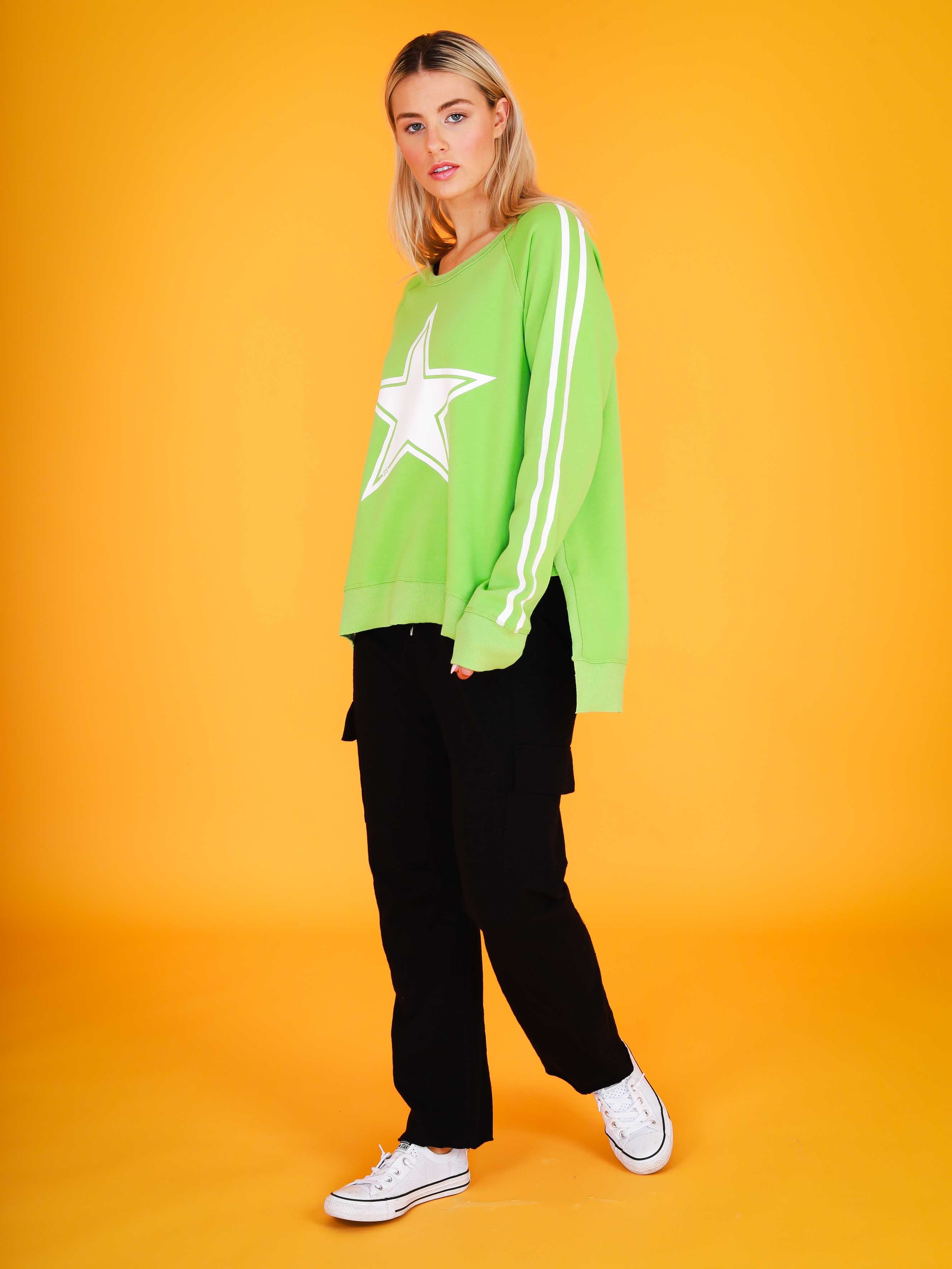 graphic sweatshirts #color_granny smith