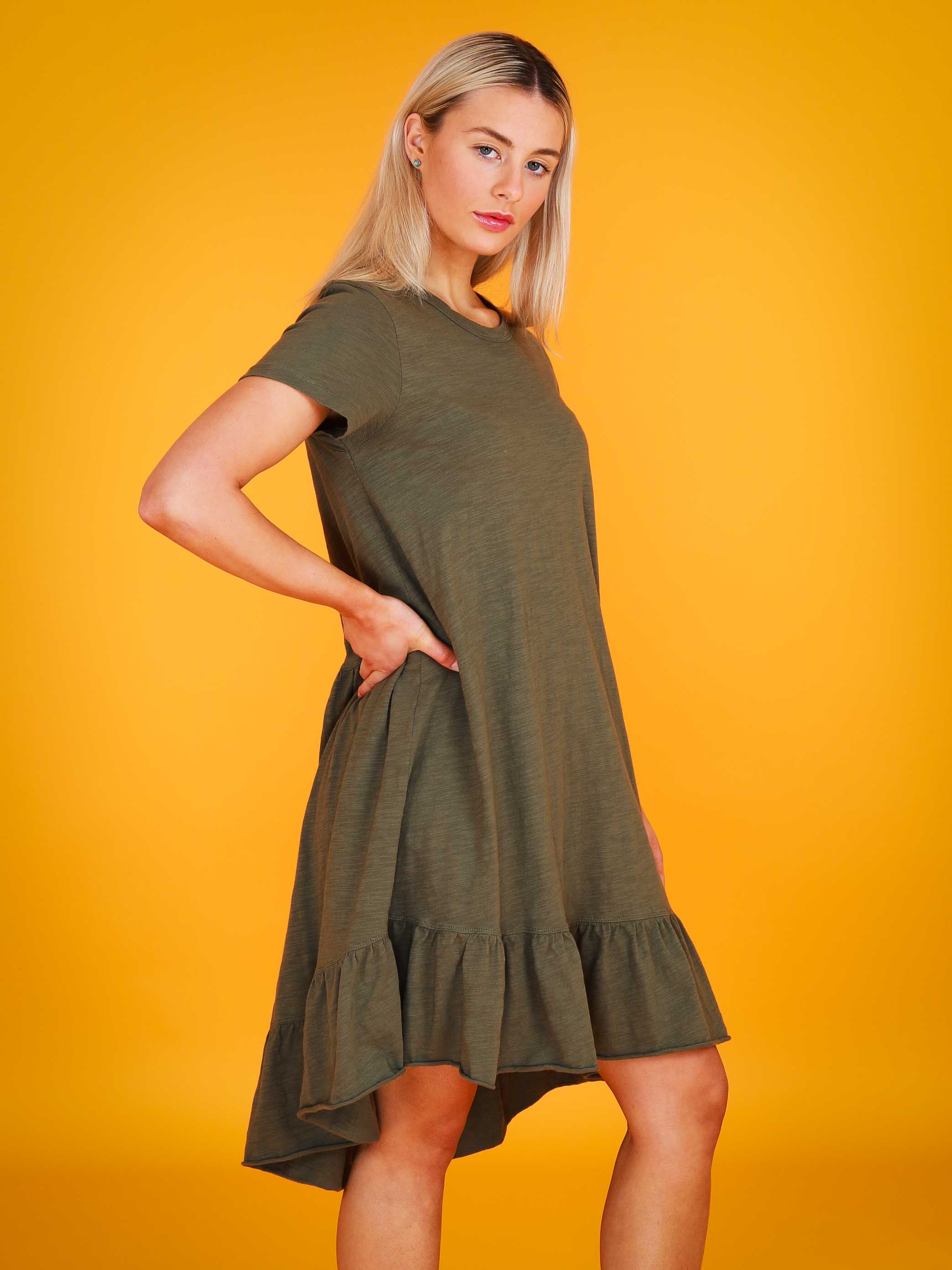 sage green dress #color_khaki