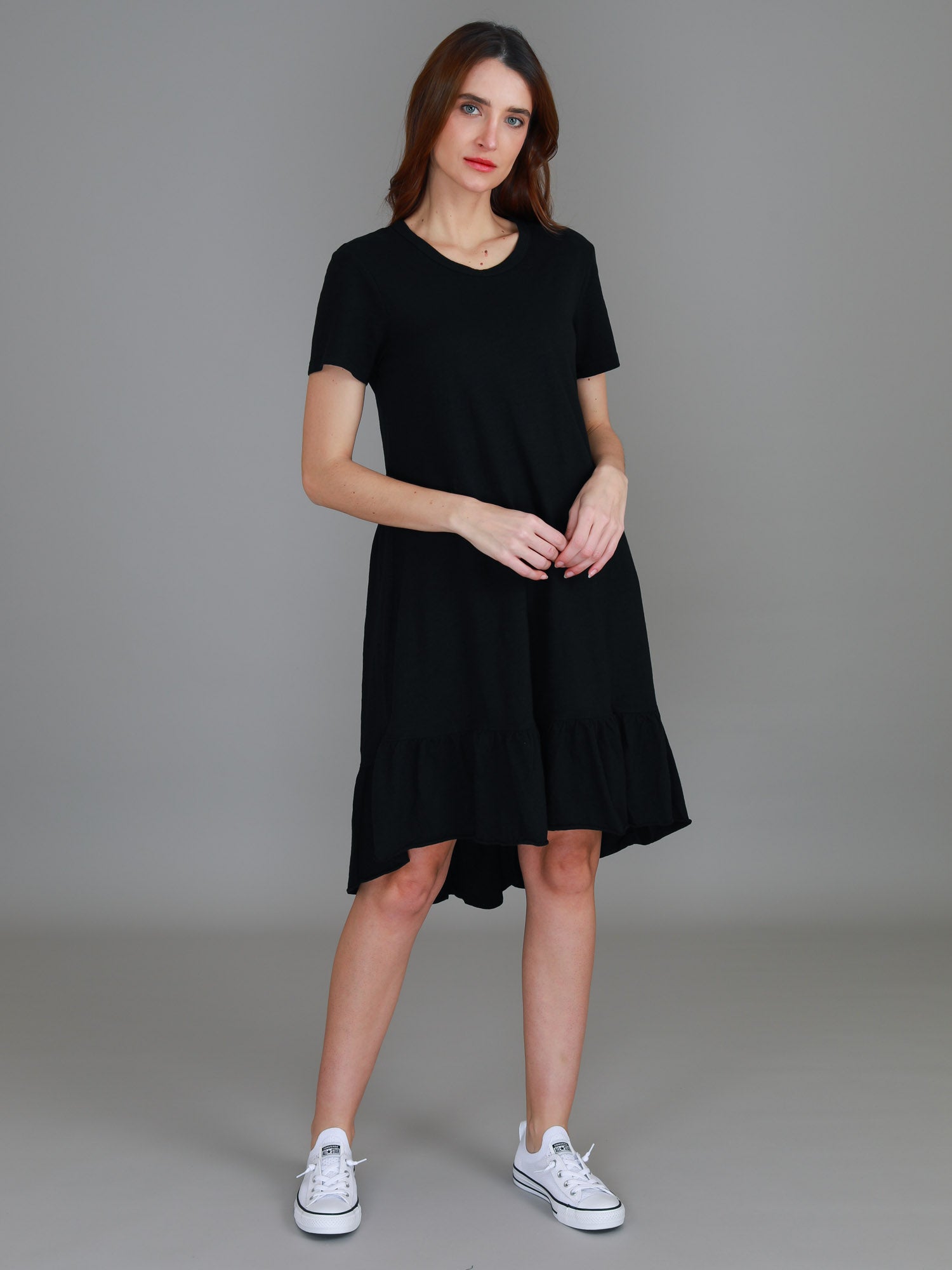simple black dress #color_black