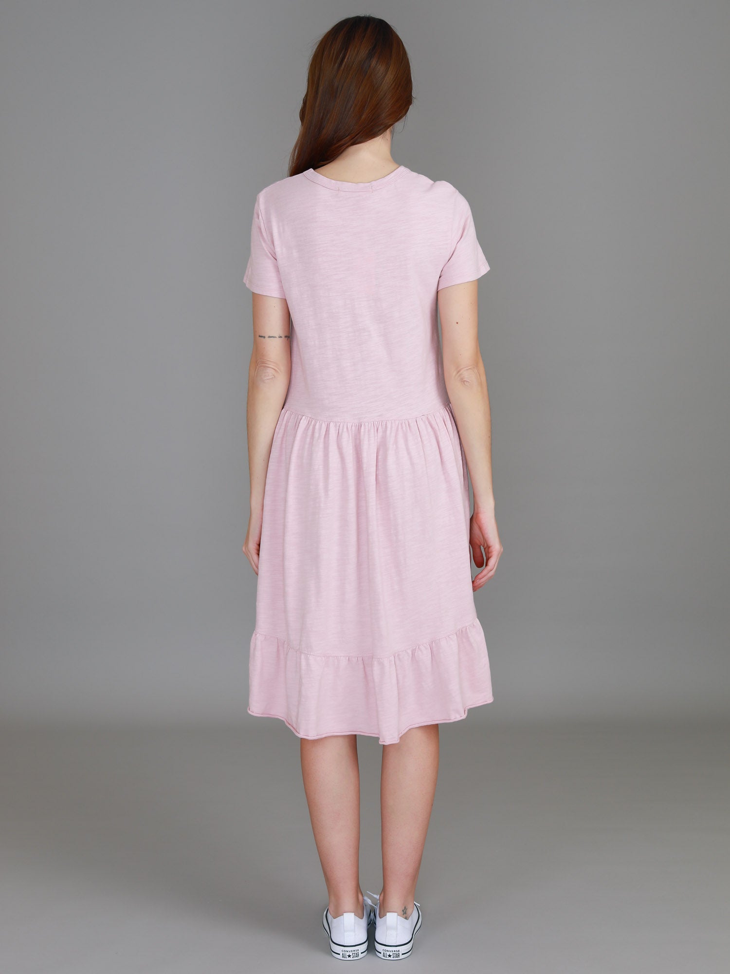 pink midi dress #color_blush marle