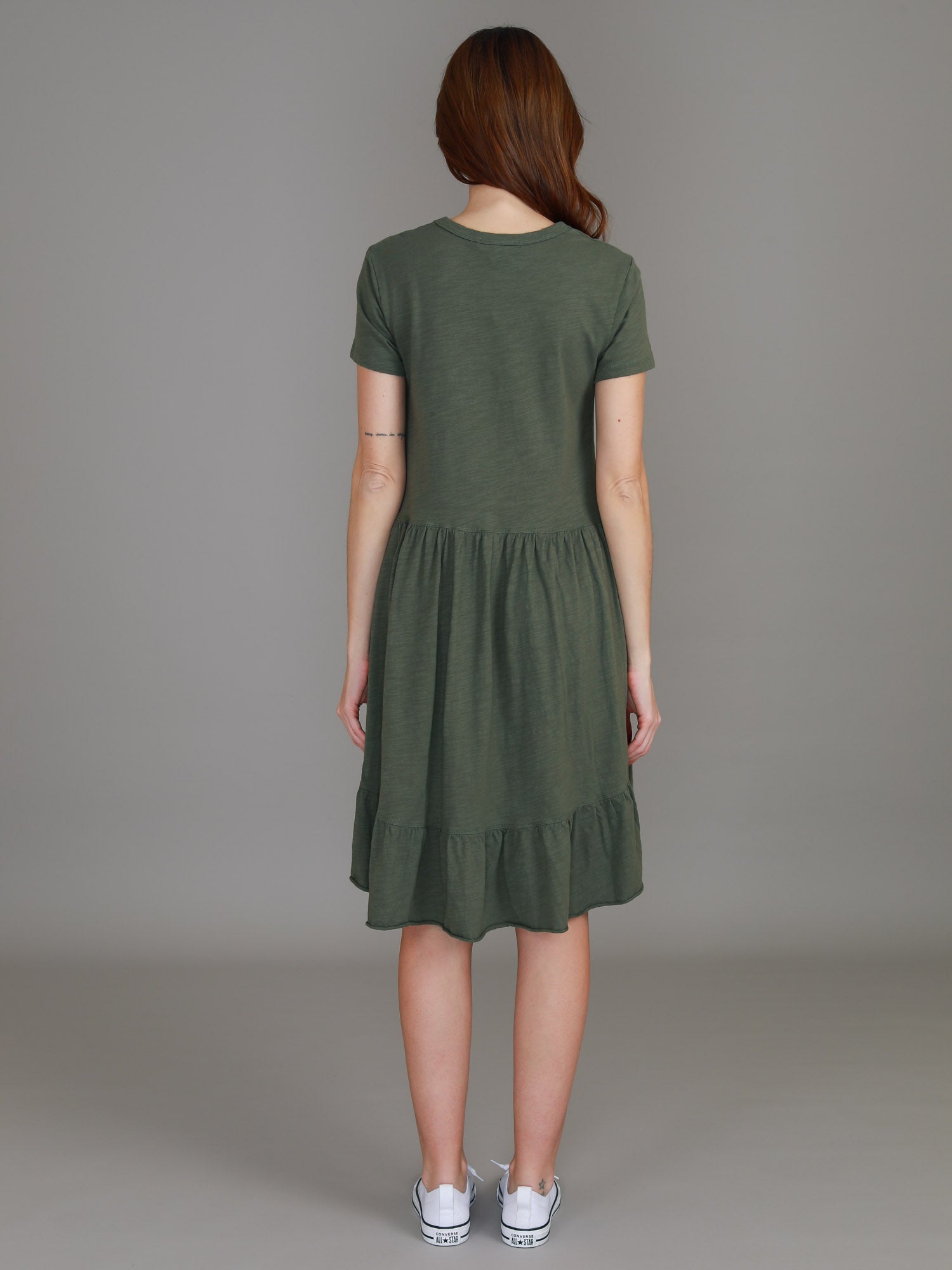 green tshirt dress #color_khaki