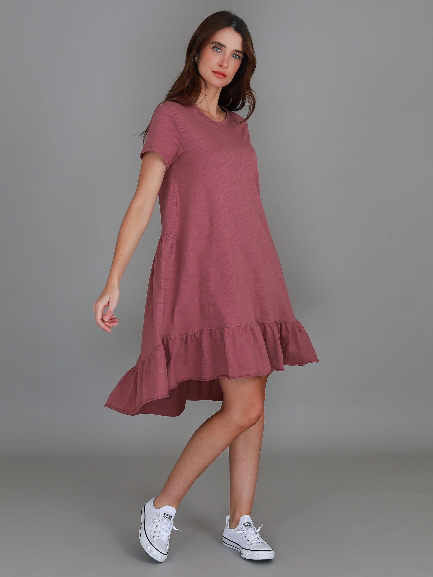 casual summer dress #color_plummy