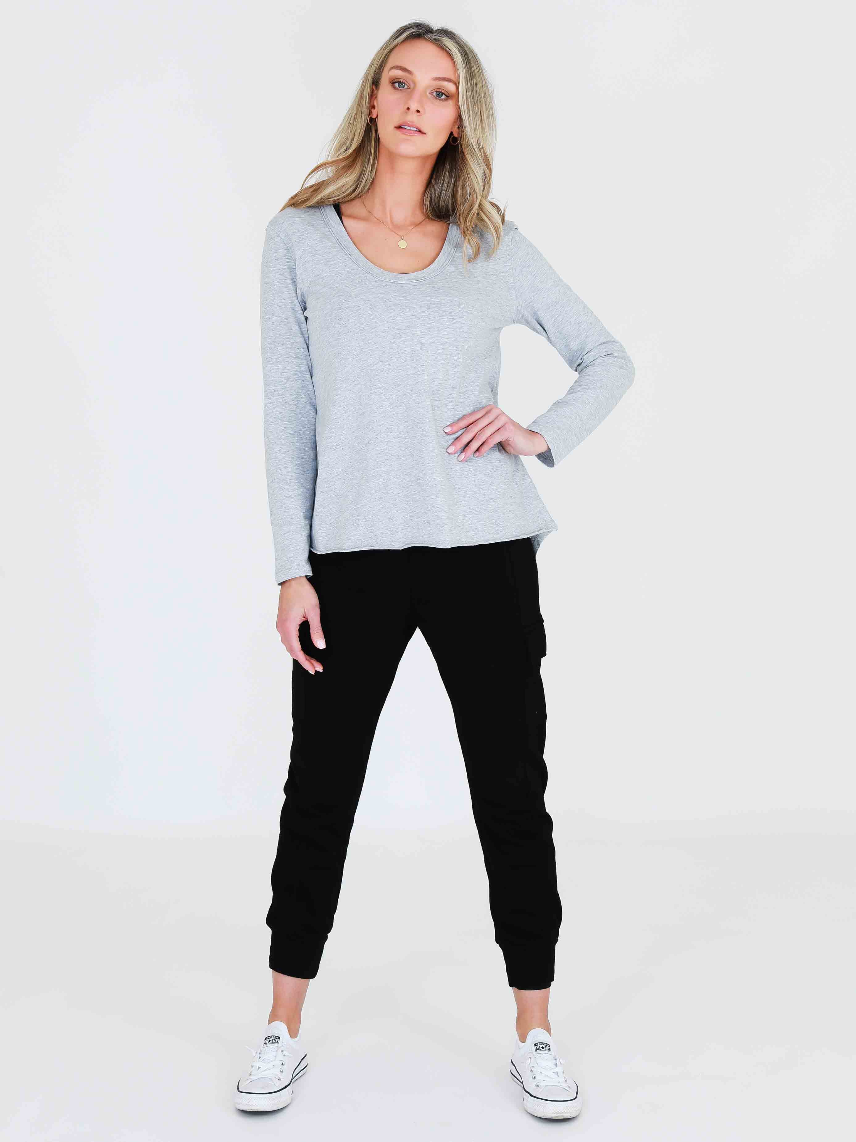 grey long sleeve #color_grey marle