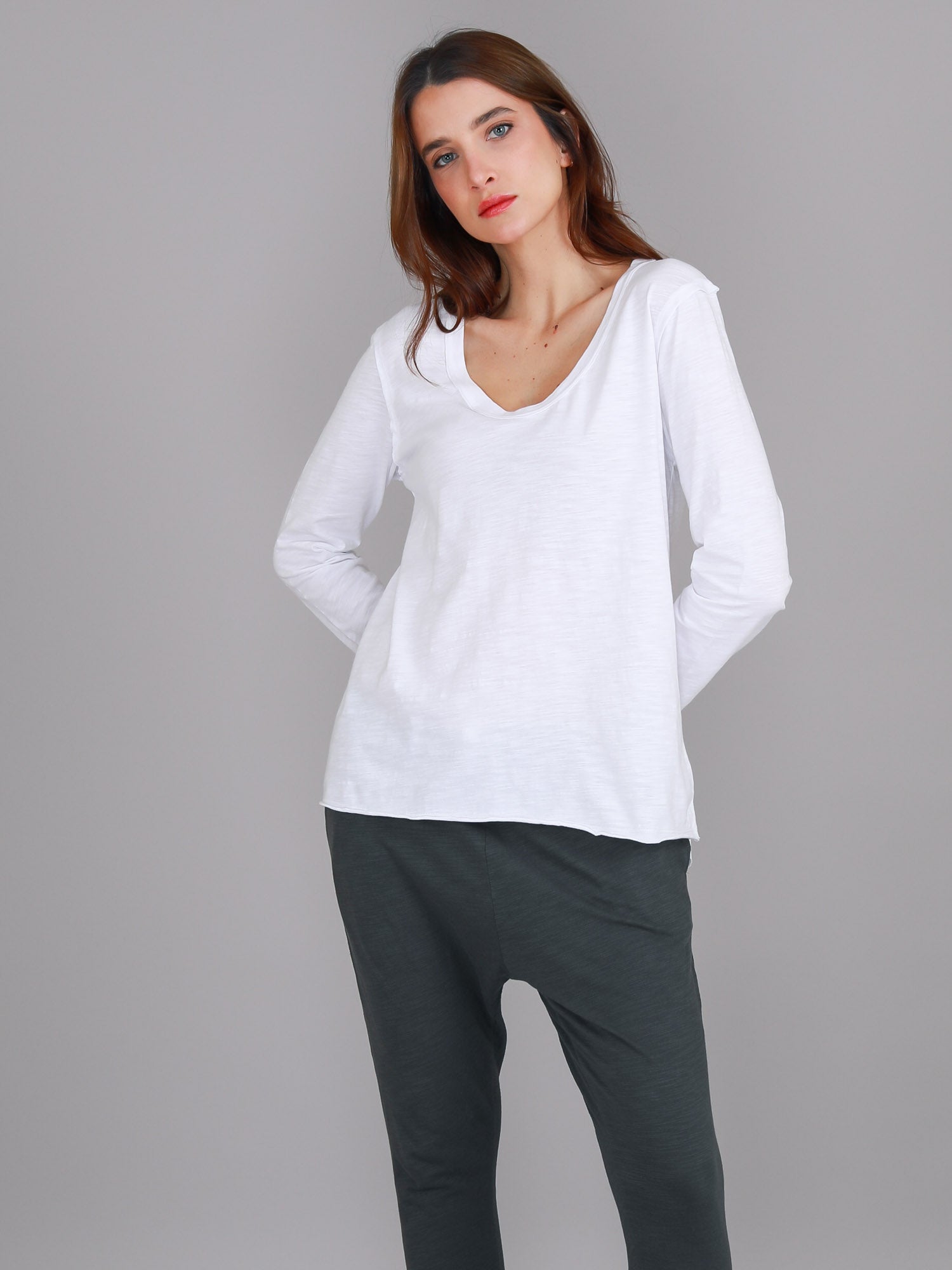 long sleeve t shirts women #color_white
